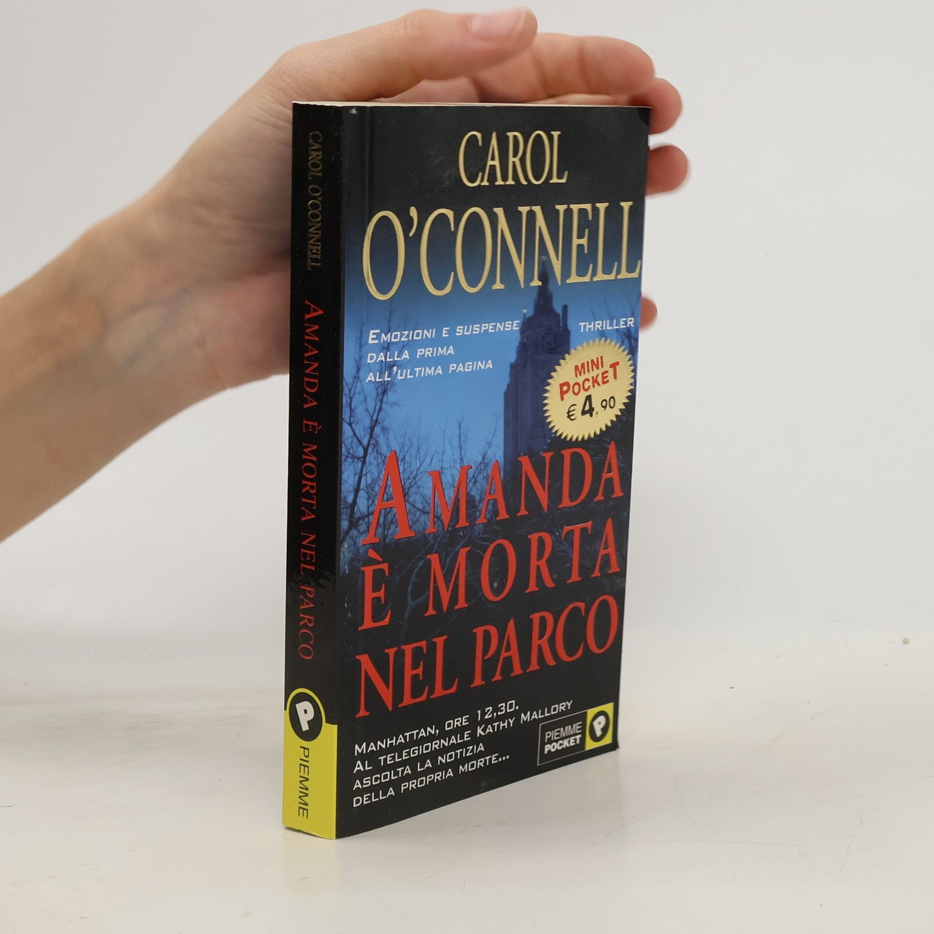 Carol O'Connell Amanda è morta nel parco