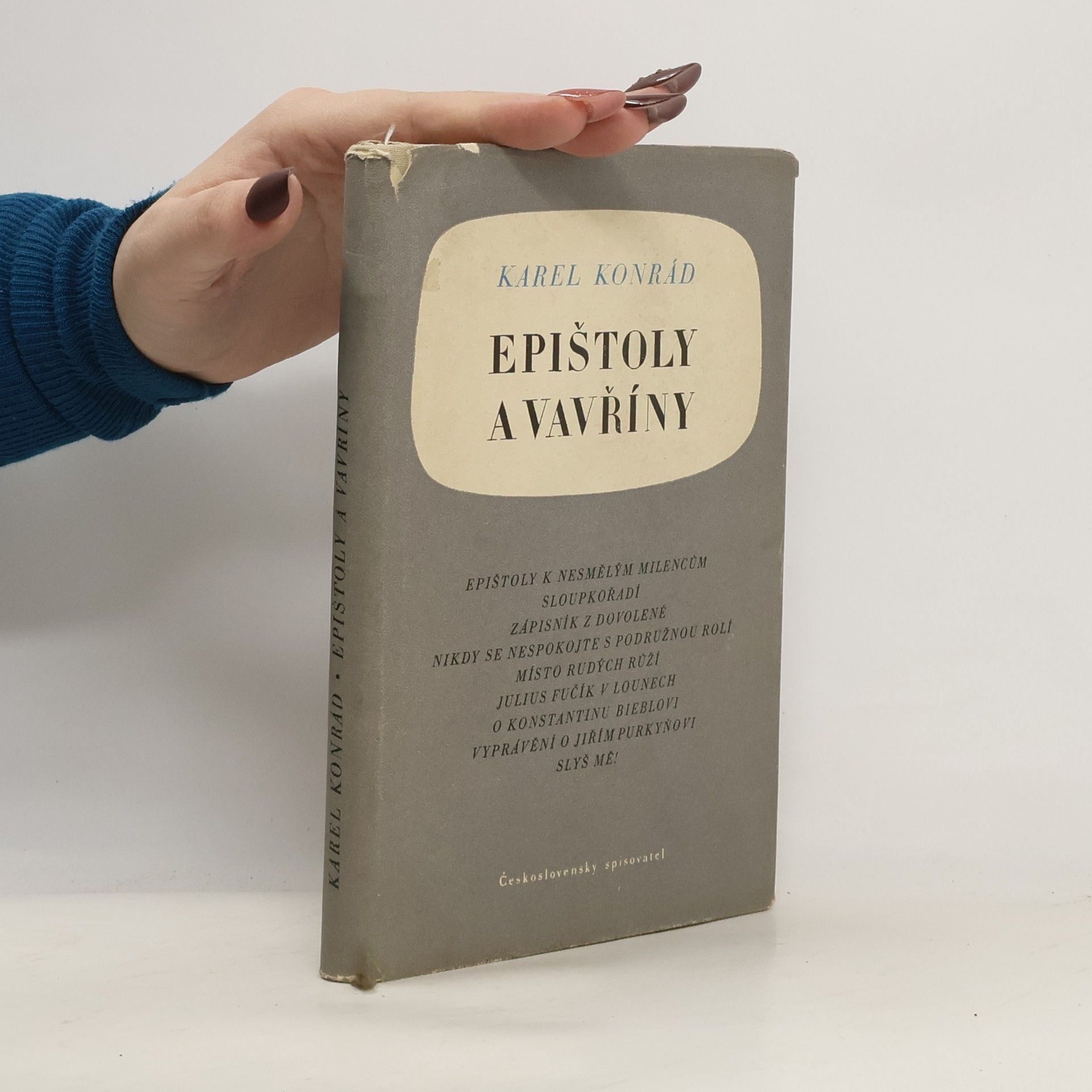 Karel Konrád Epištoly a vavříny