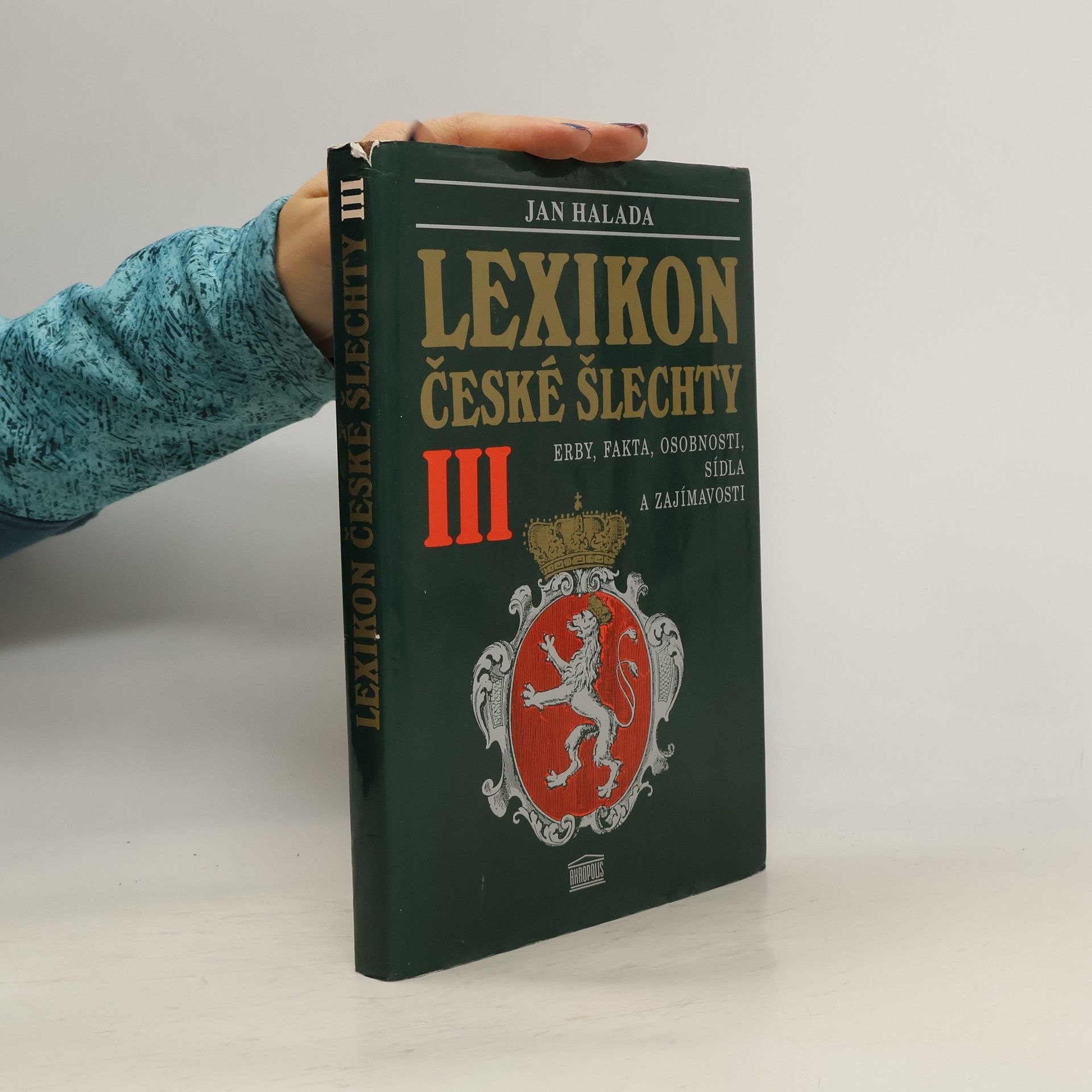 Jan Halada Lexikon české šlechty III.