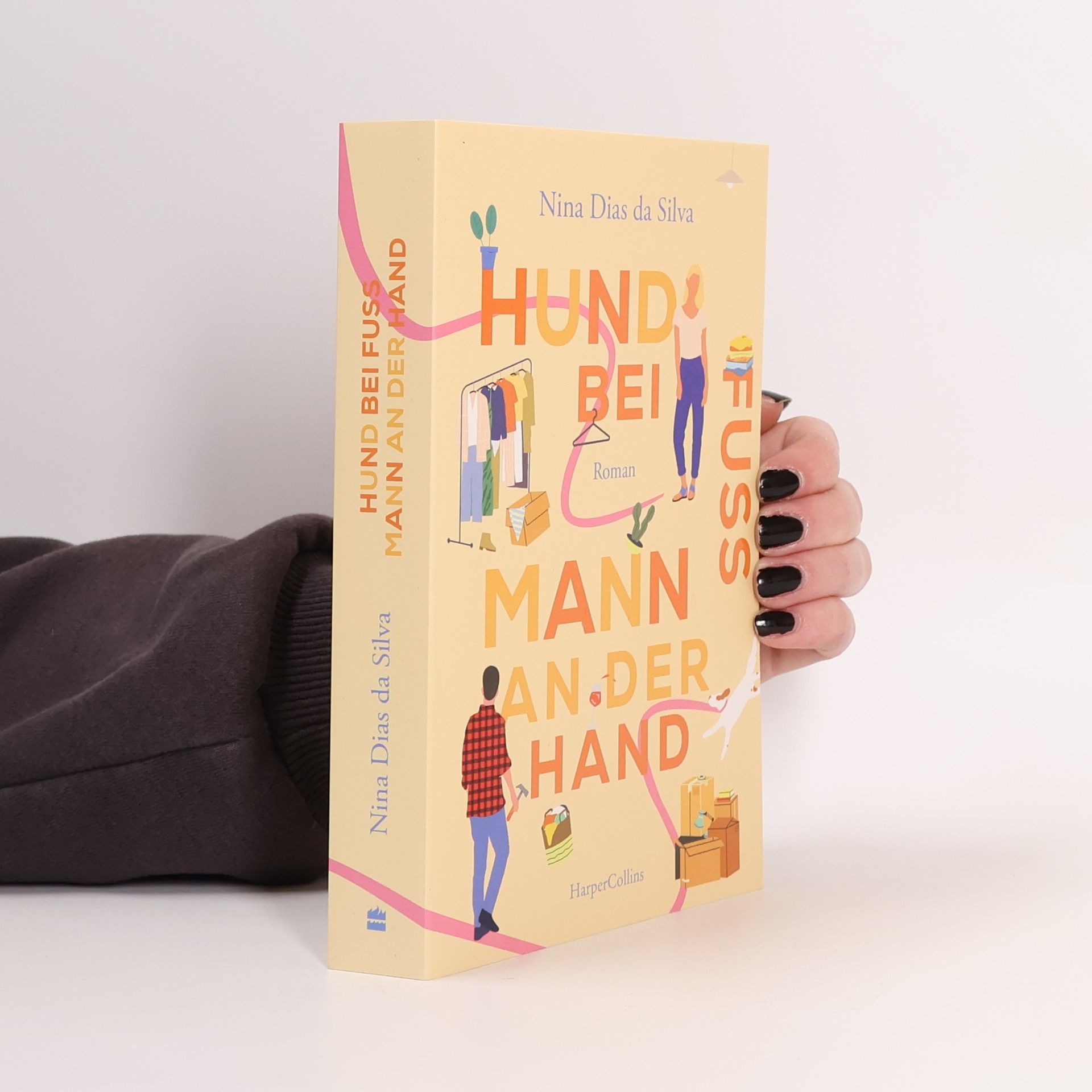 Nina Dias da Silva Hund bei Fuß, Mann an der Hand