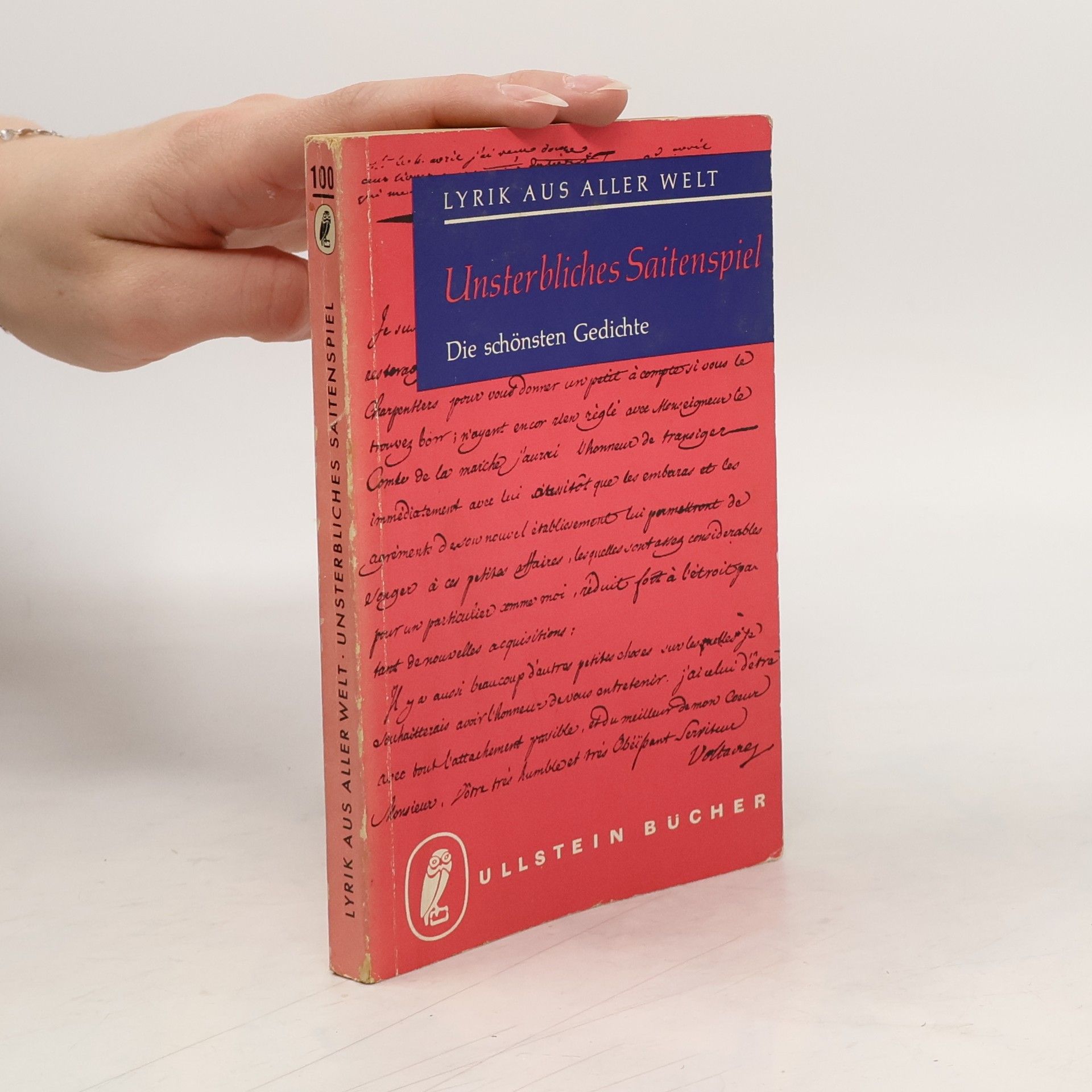 AA.VV. Unsterbliches Saitenspiel. Die schönsten Gedichte