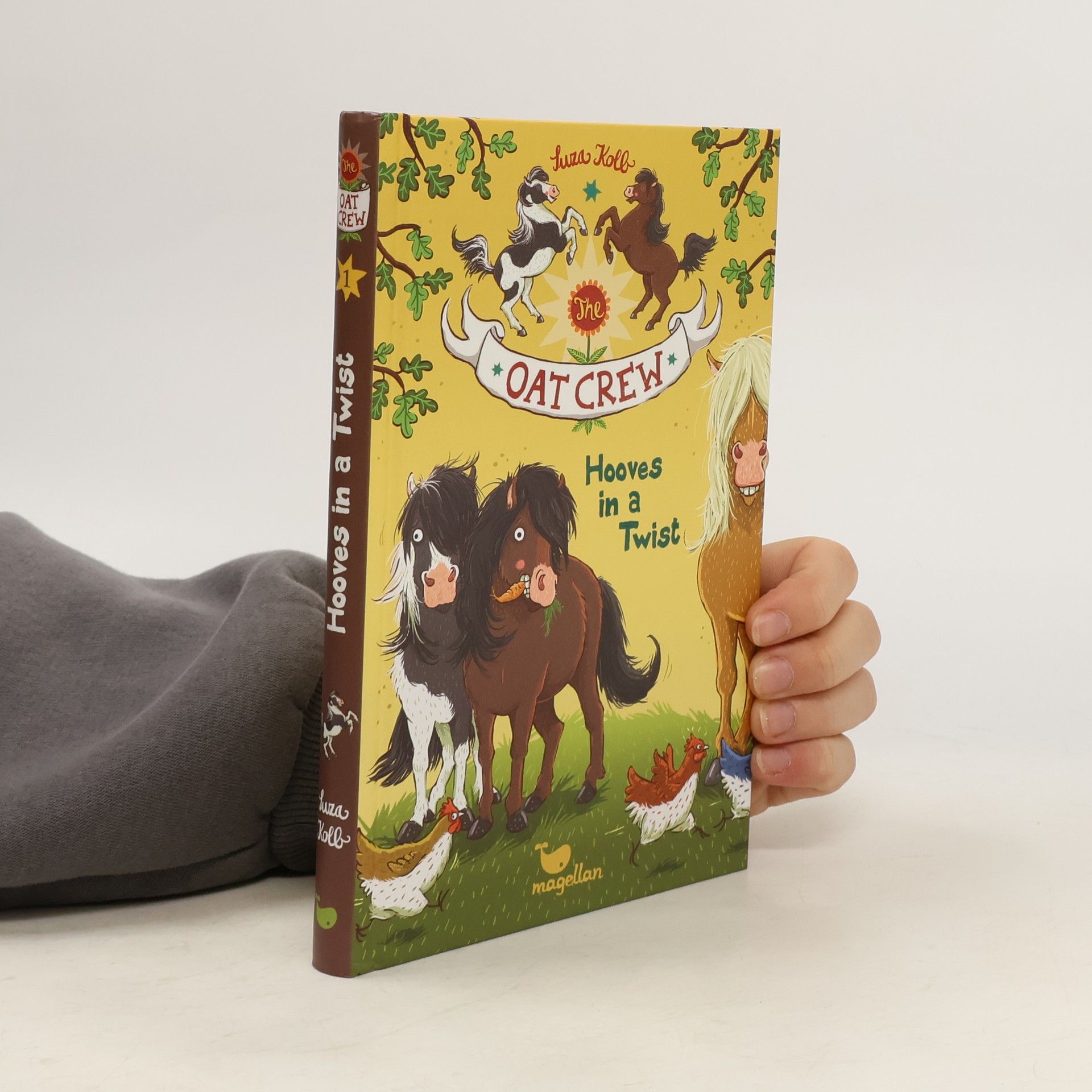 Suza Kolb The Oat Crew - Hooves in a Twist. Volume 1 of the funny pony adventures for children aged 8 and older.