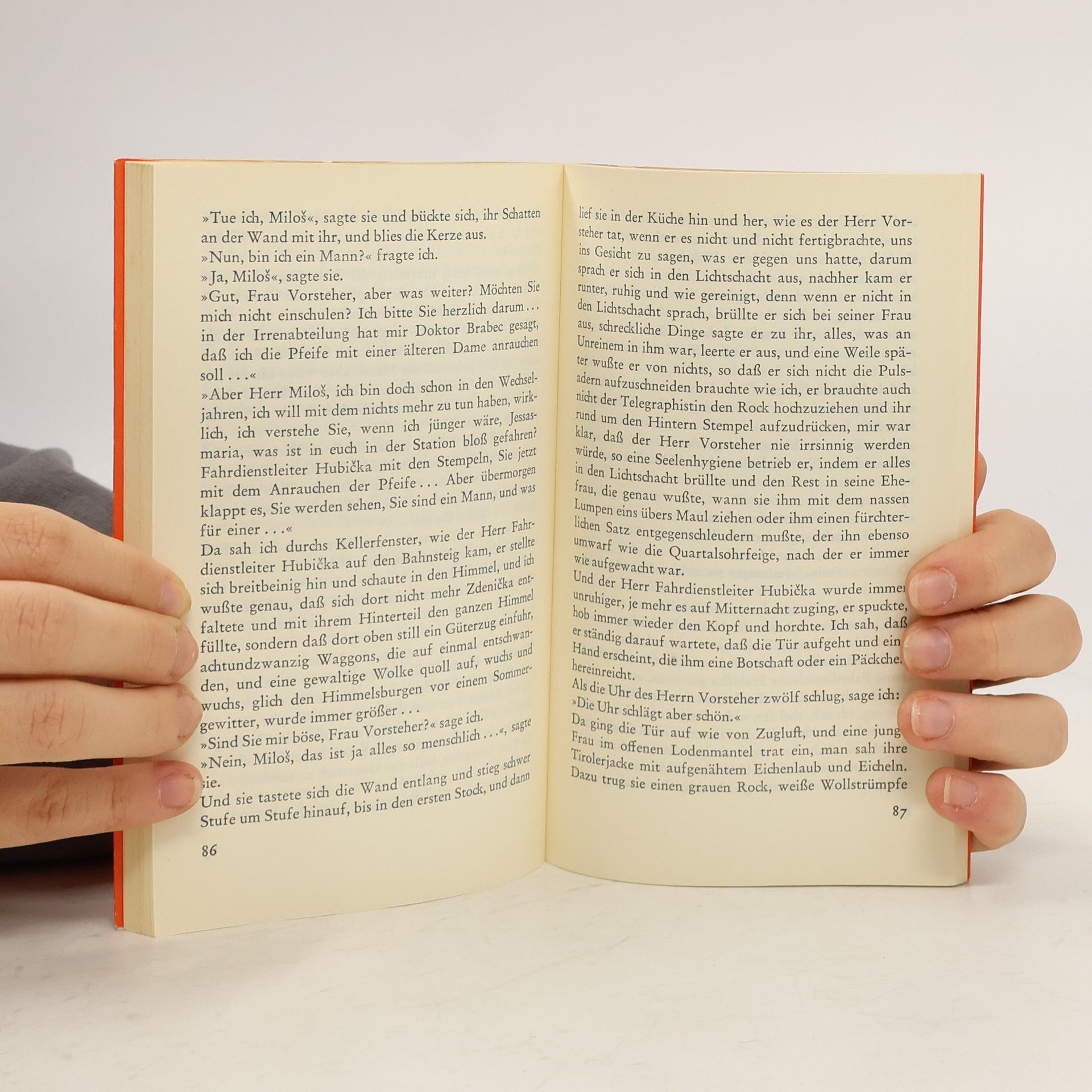 Bohumil Hrabal Reise nach Sondervorschrift, Zuglauf überwacht Neue Geschichten
