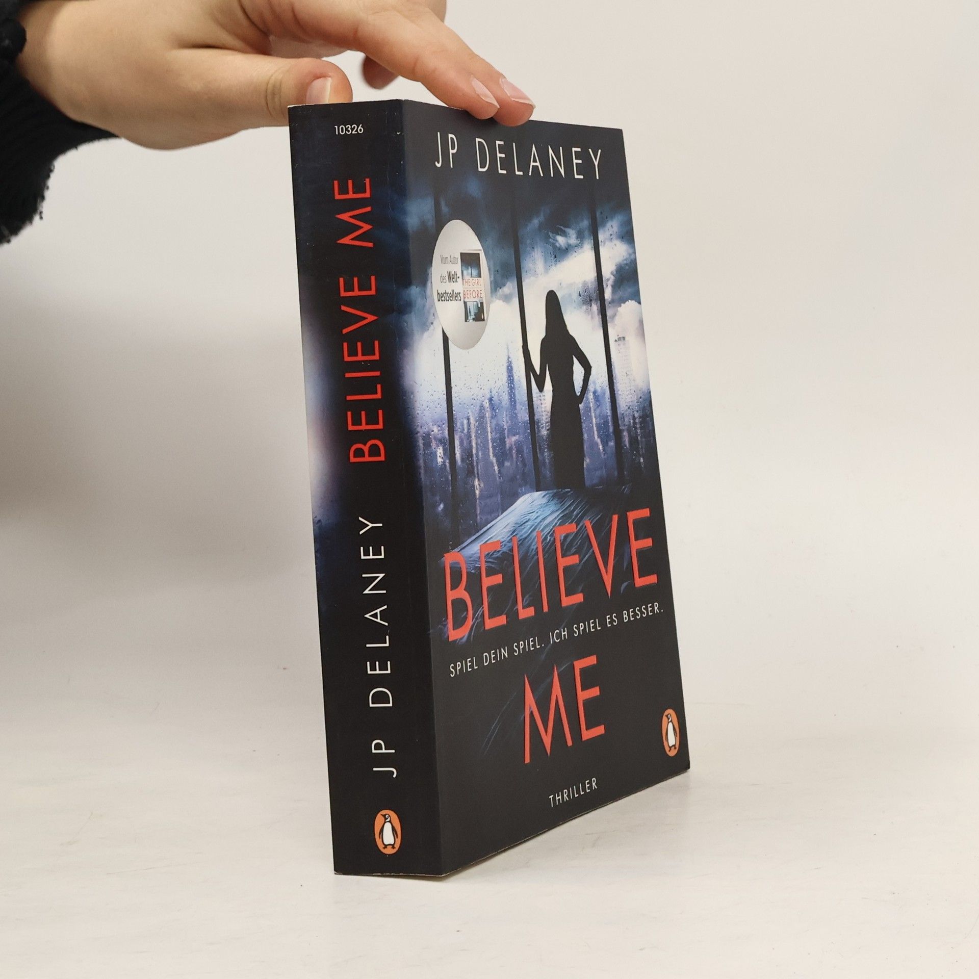 J. P. Delaney Believe me