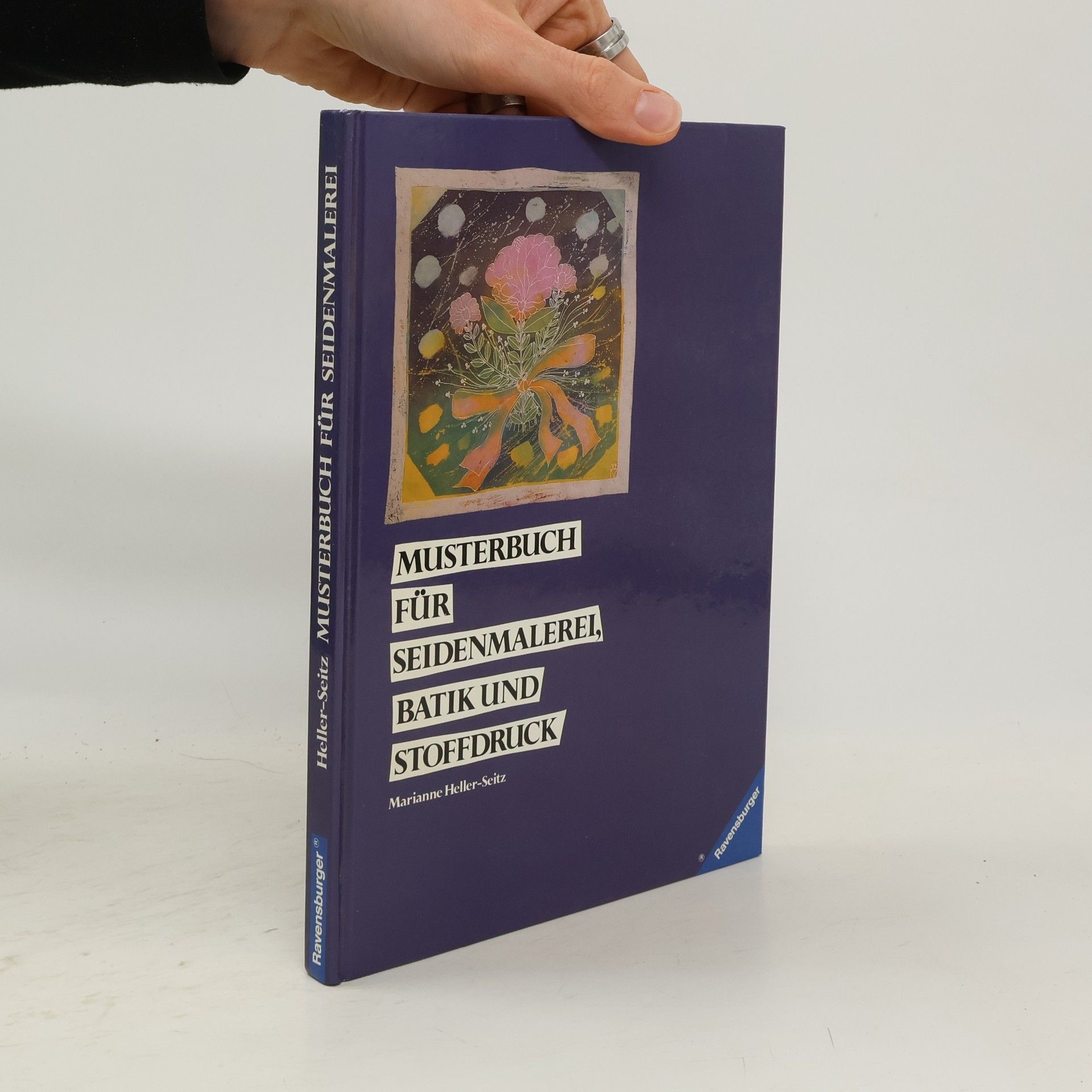 Musterbuch für Seidenmalerei, Batik und Stoffdruck