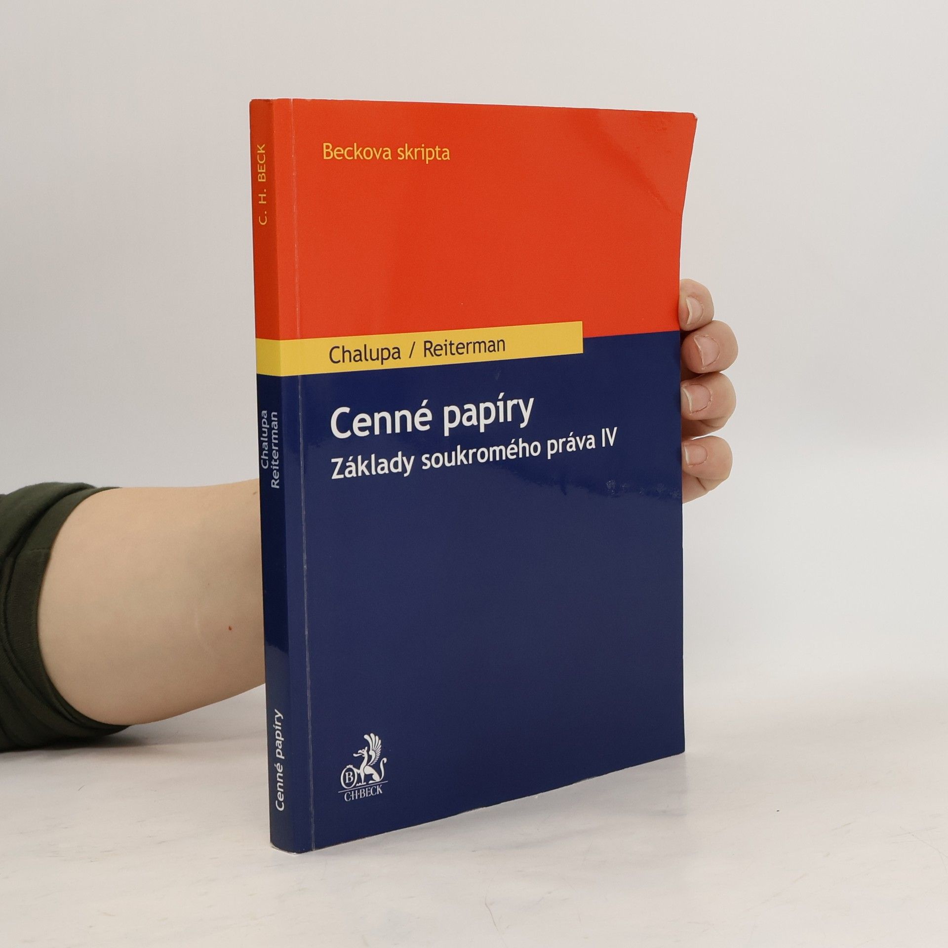 David Reiterman Cenné papíry: Základy soukromého práva IV