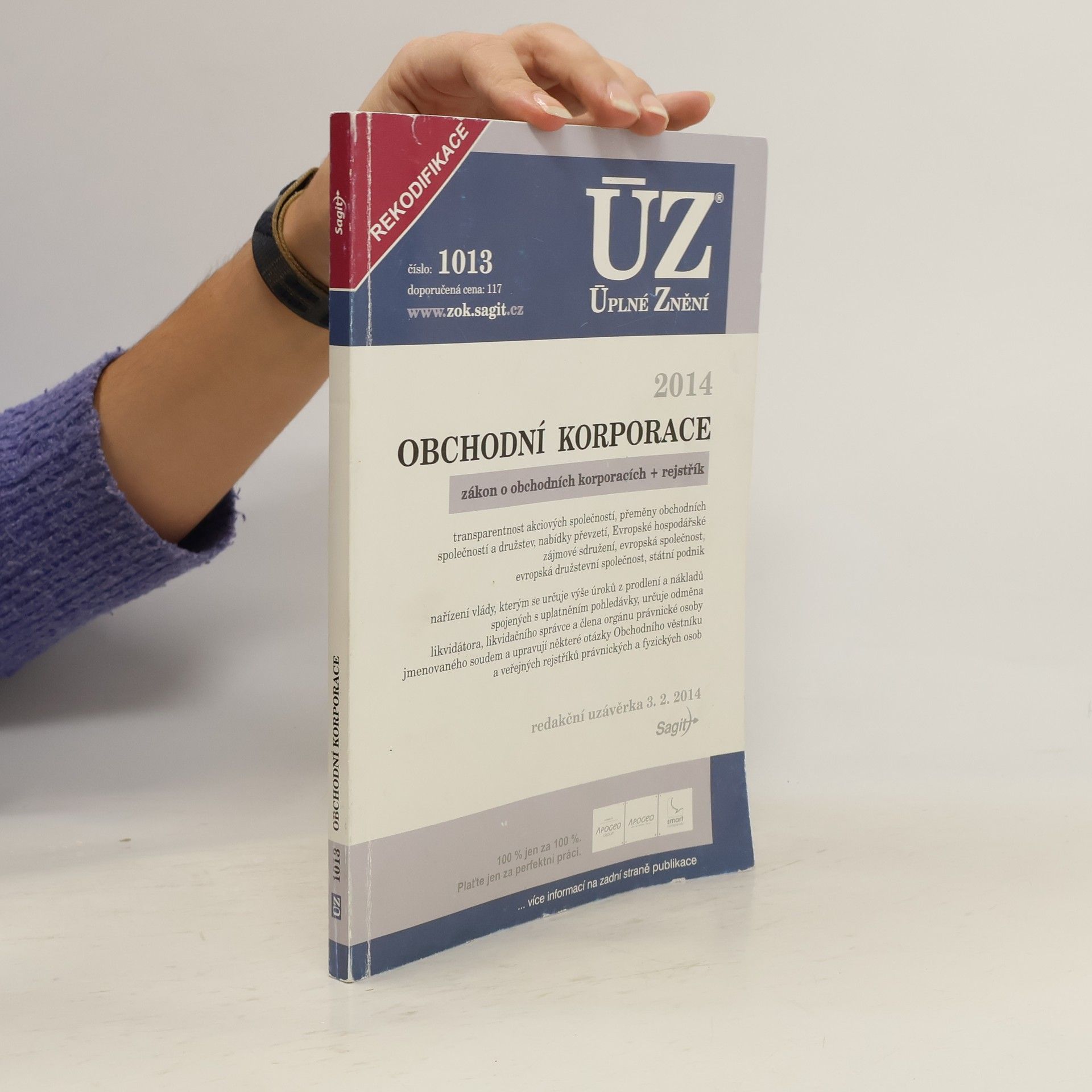 Kolektív autorov Obchodní korporace. Zákon o obchodních korporacích + rejstřík