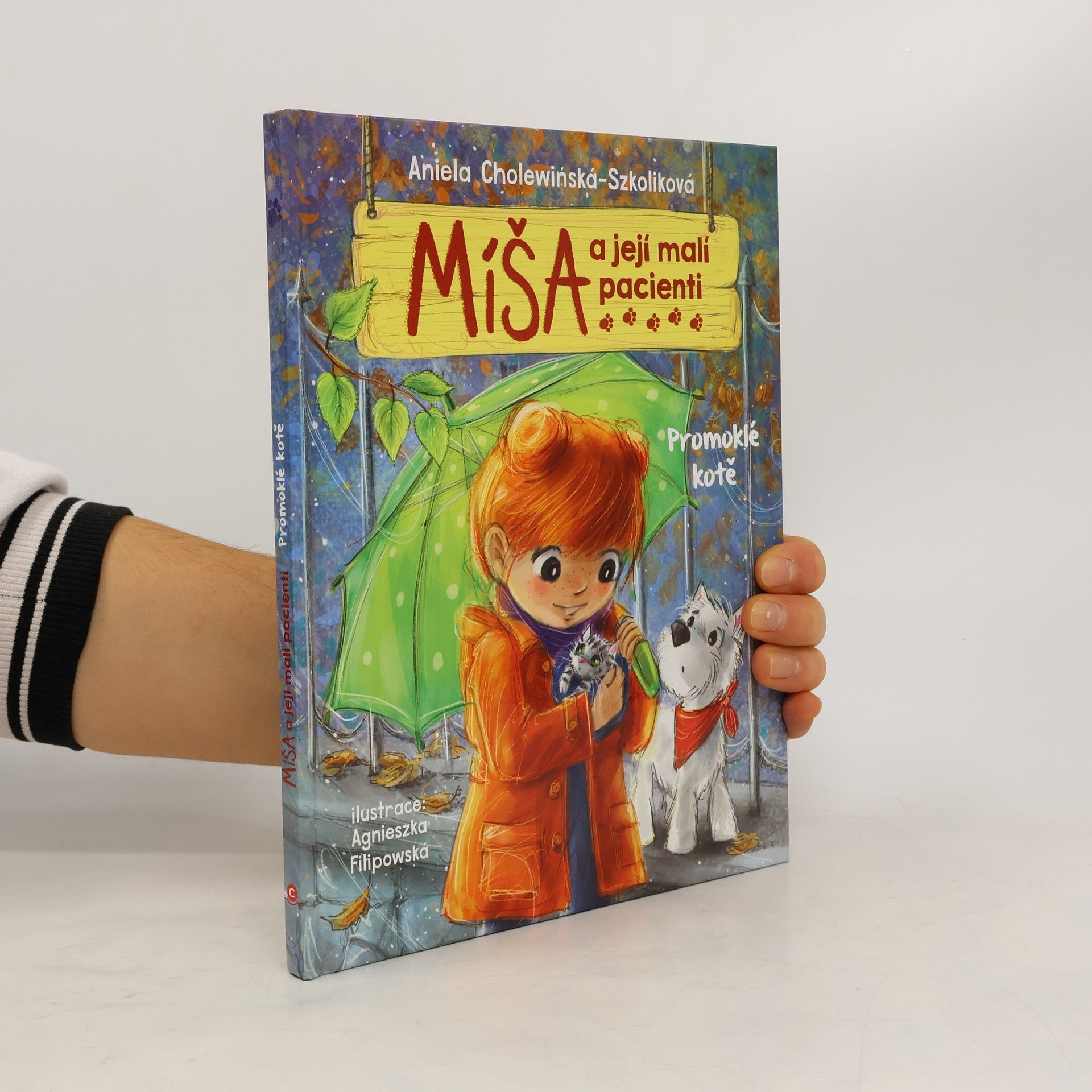 Aniela Cholewińská-Szkoliková Promoklé kotě