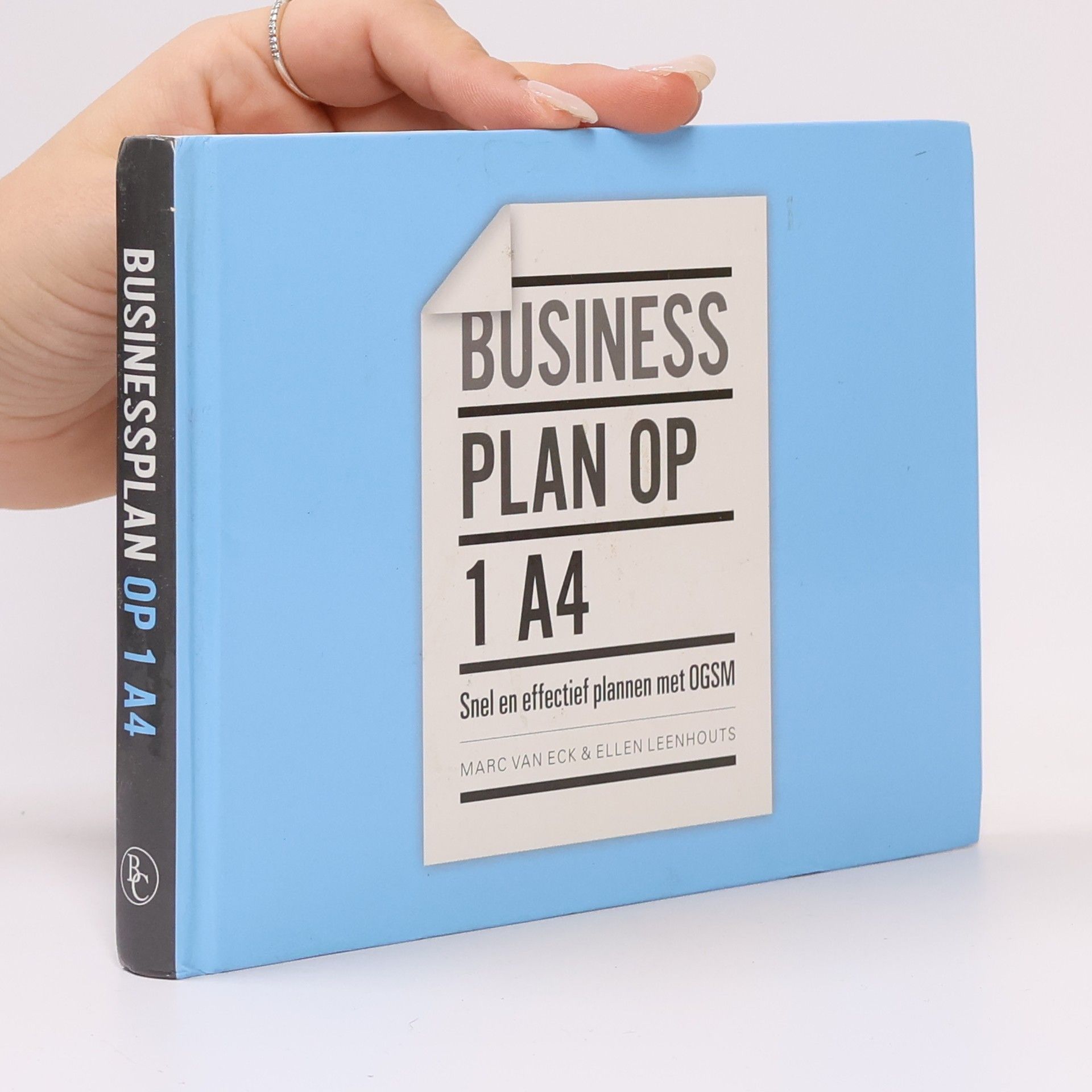 Marc van Eck Businessplan op 1 A4