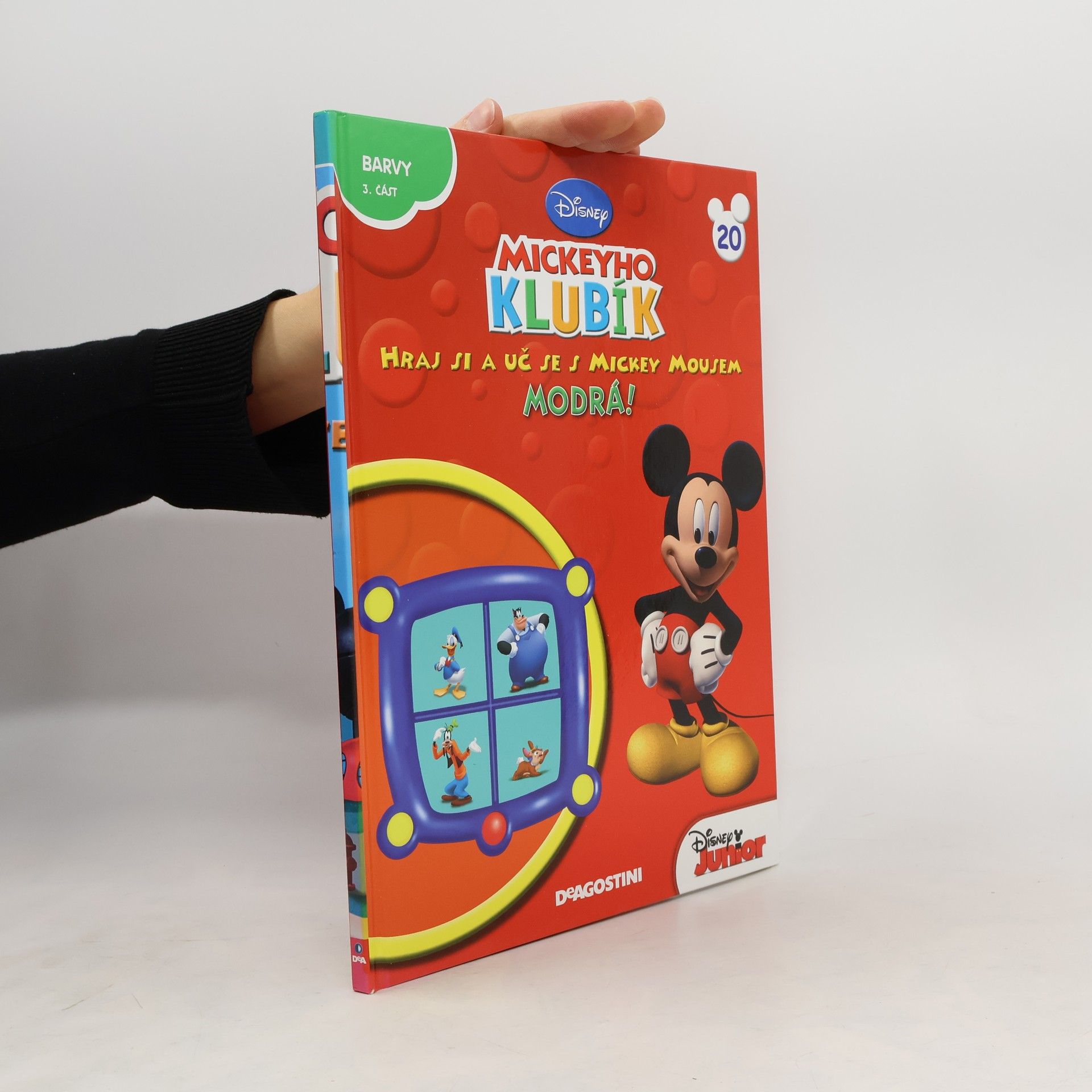 Kolektiv autorů Hraj si a uč se s Mickey Mousem 20. Modrá!