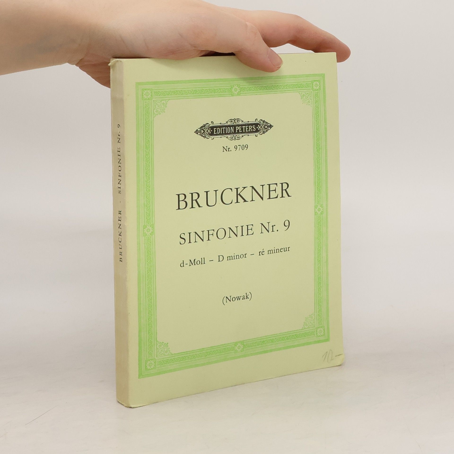Leopold Nowak Bruckner, Symphonie Nr. 9 d-Moll-D minor-ré mineur