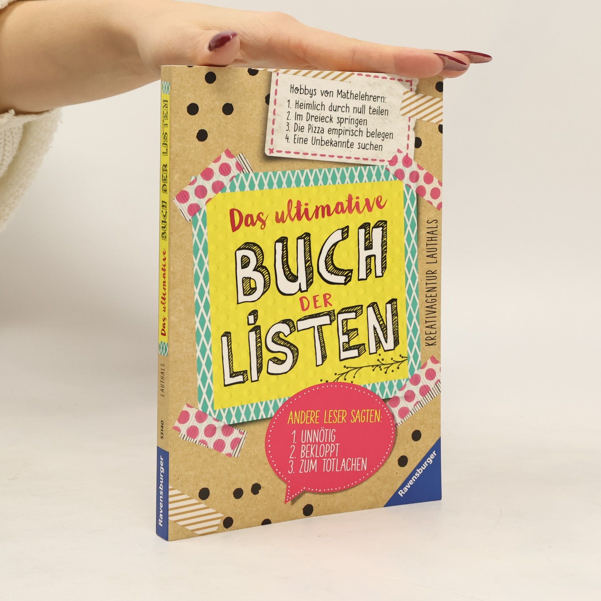 Giacomo Blume Das ultimative Buch der Listen