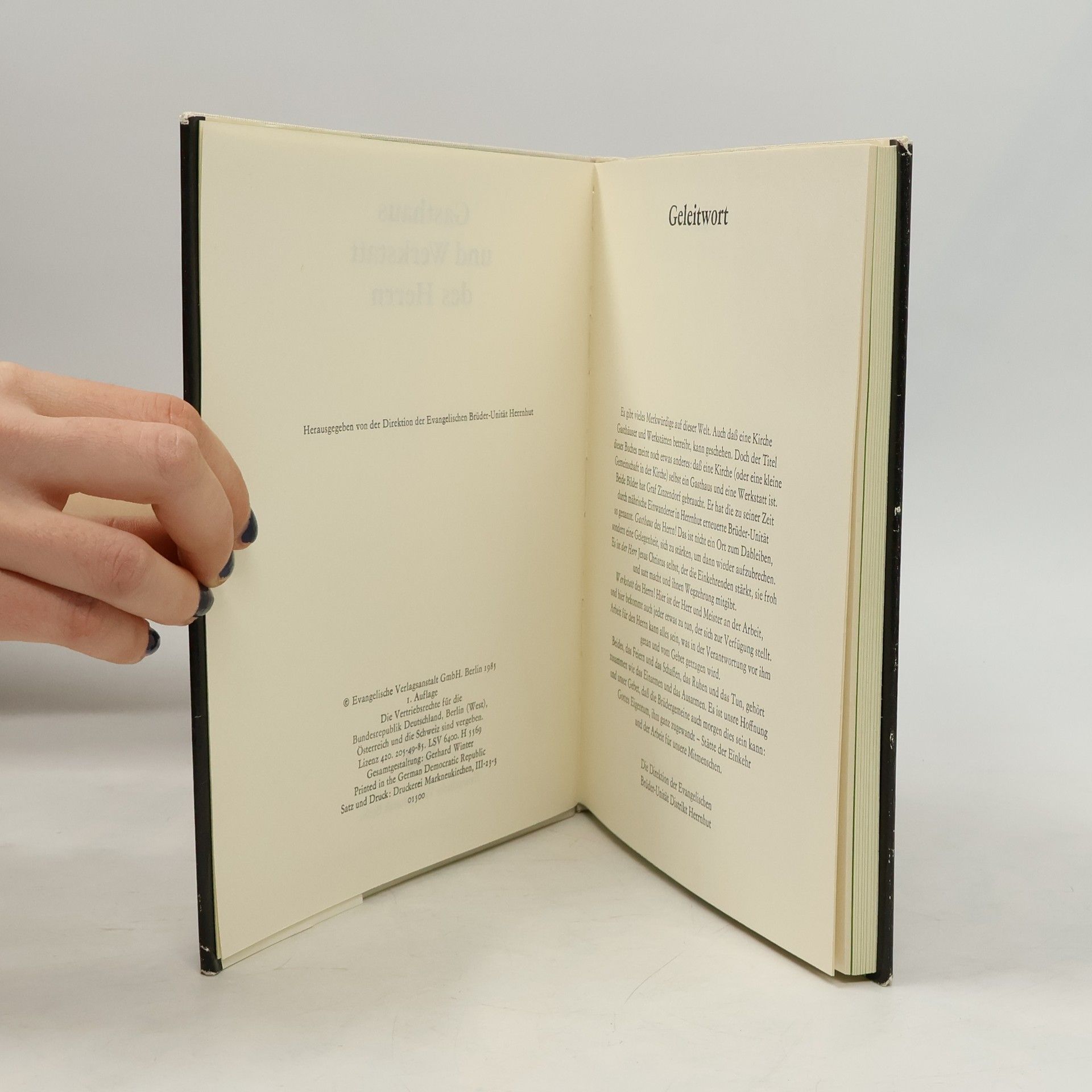 Various authors Gasthaus und Werkstatt des Herrn