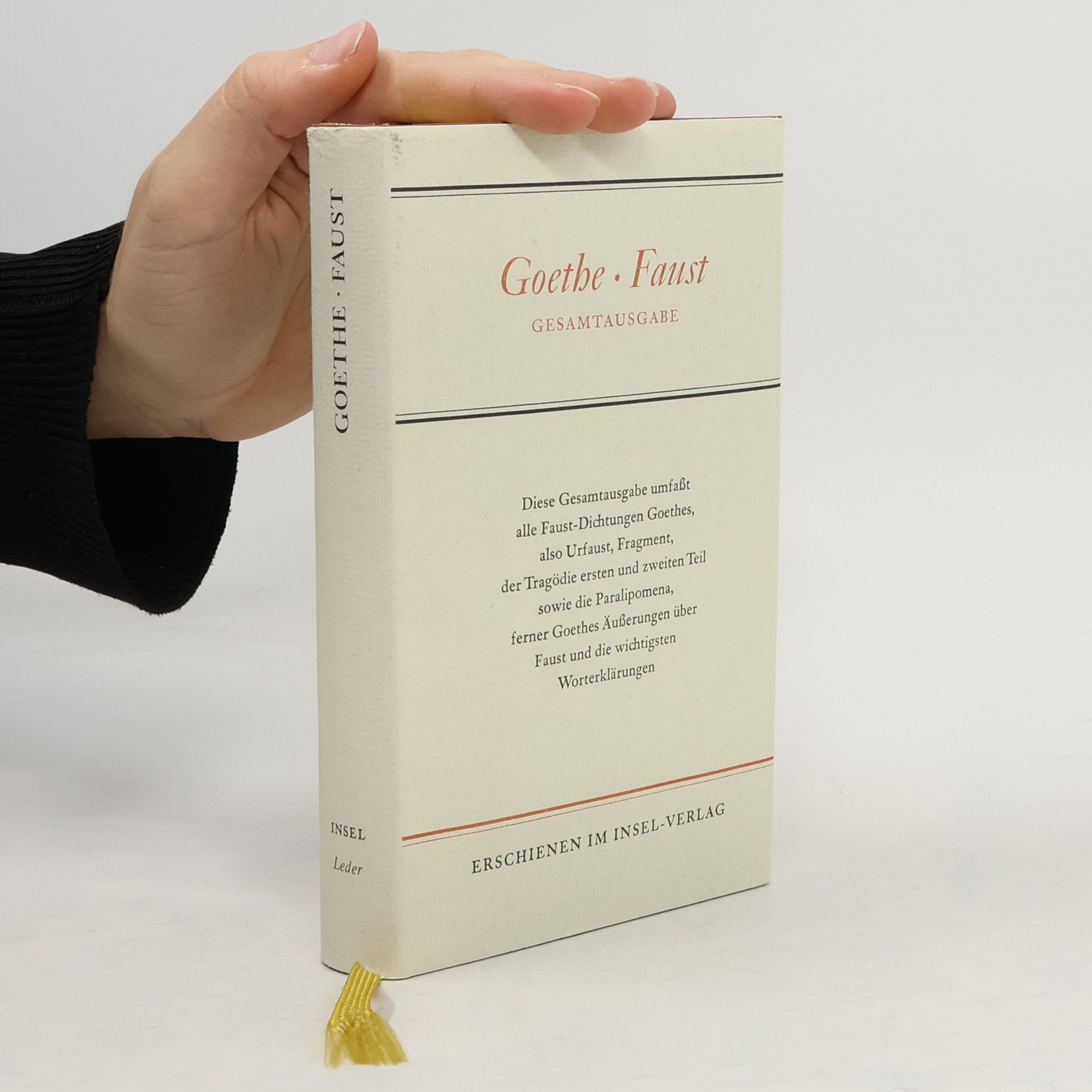 Johann Wolfgang von Goethe Faust