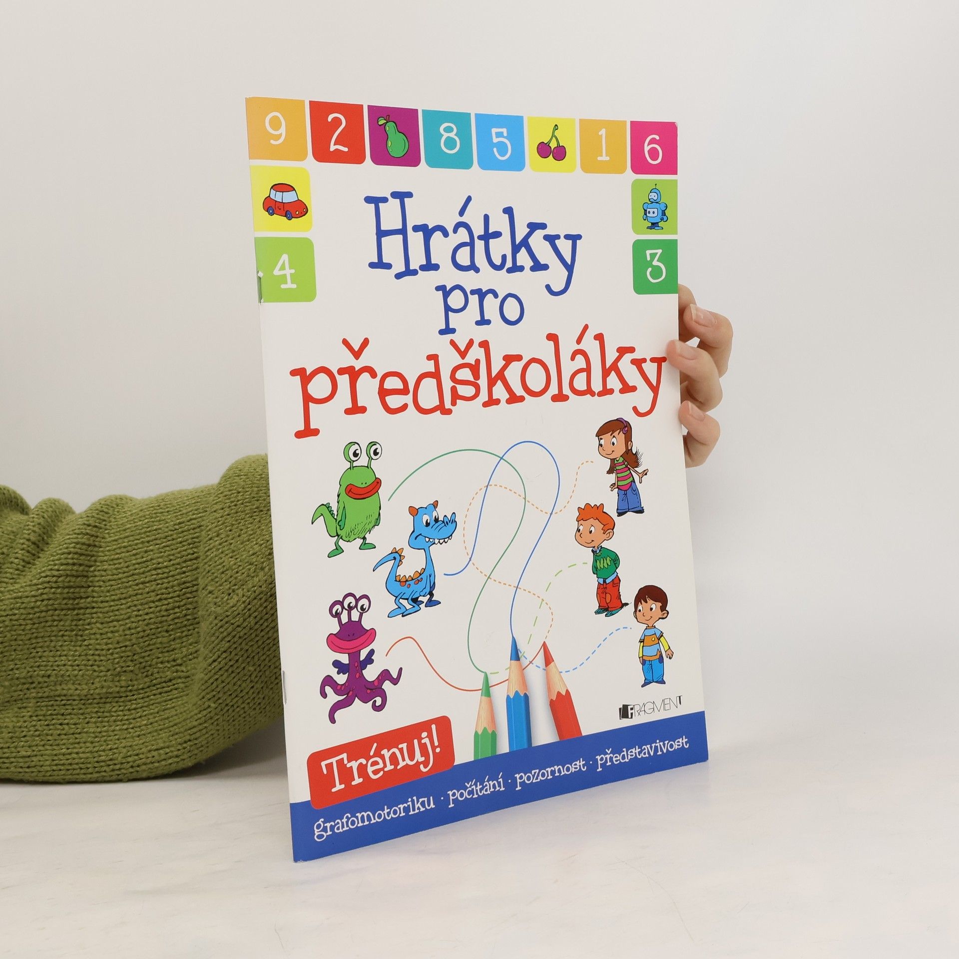 Auteurscollectief Hrátky pro předškoláky: Trénuj! grafomotoriku, počítání, pozornost, představivost