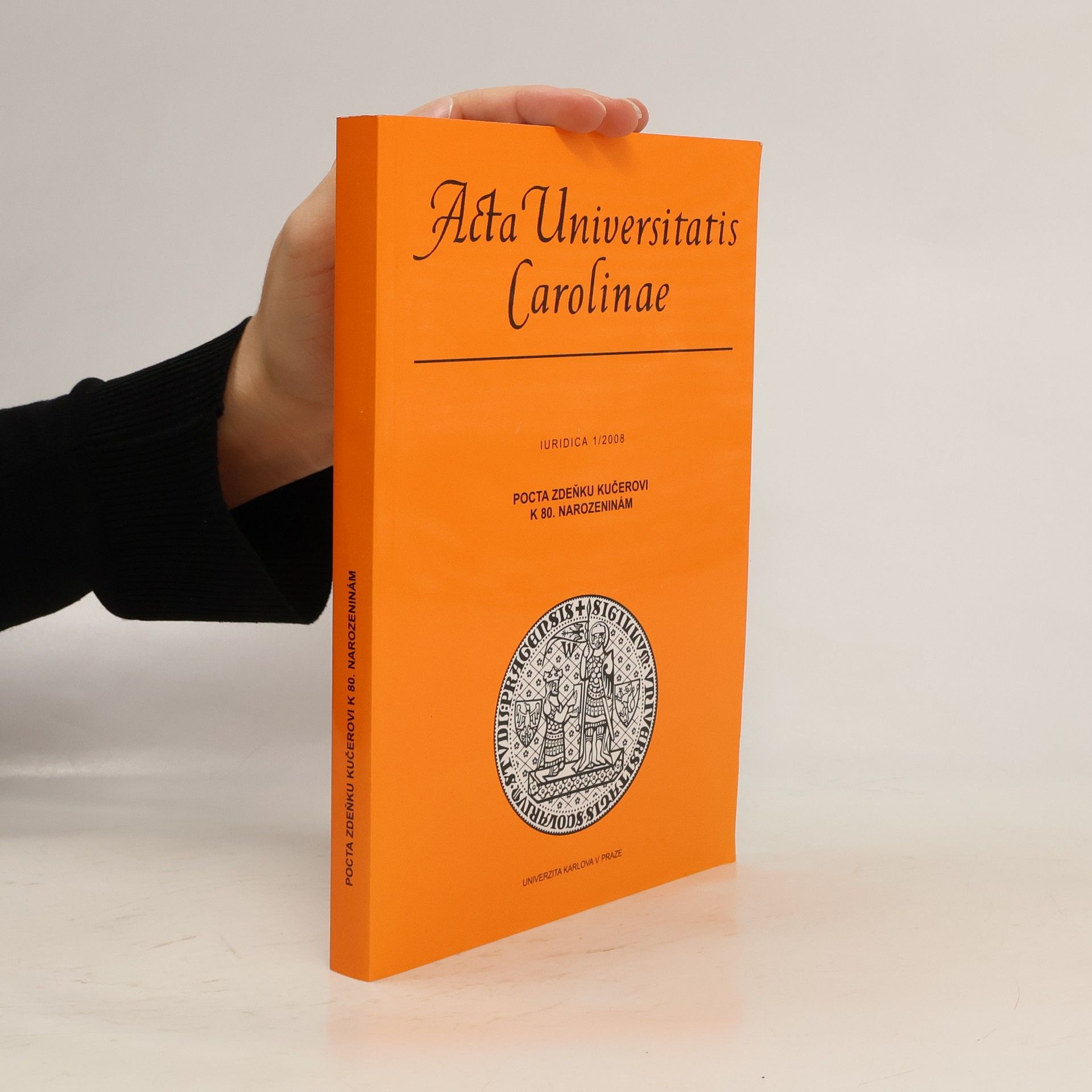 Kolektív autorov Acta Universitatis Carolinae 1/2008
