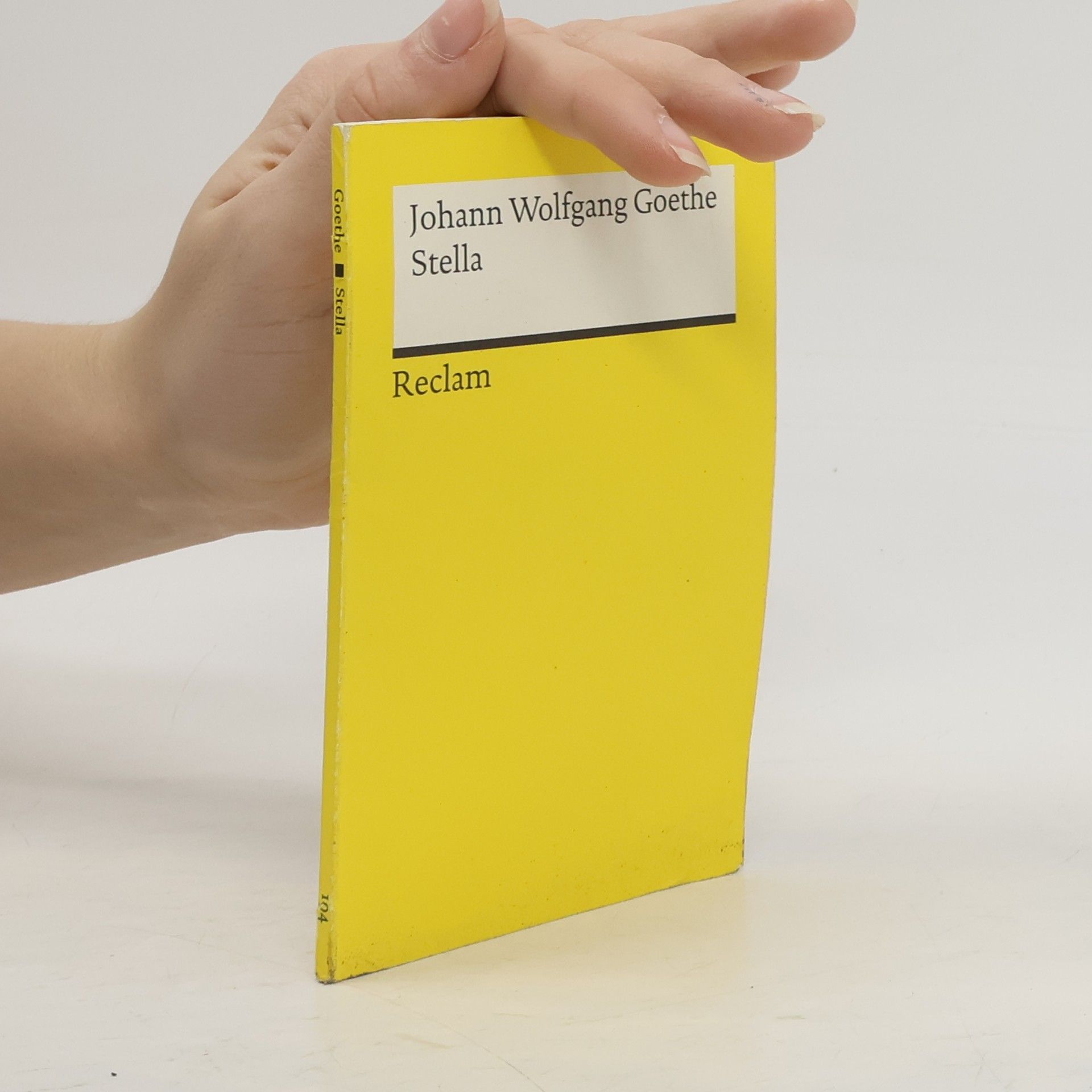 Johann Wolfgang von Goethe Stella