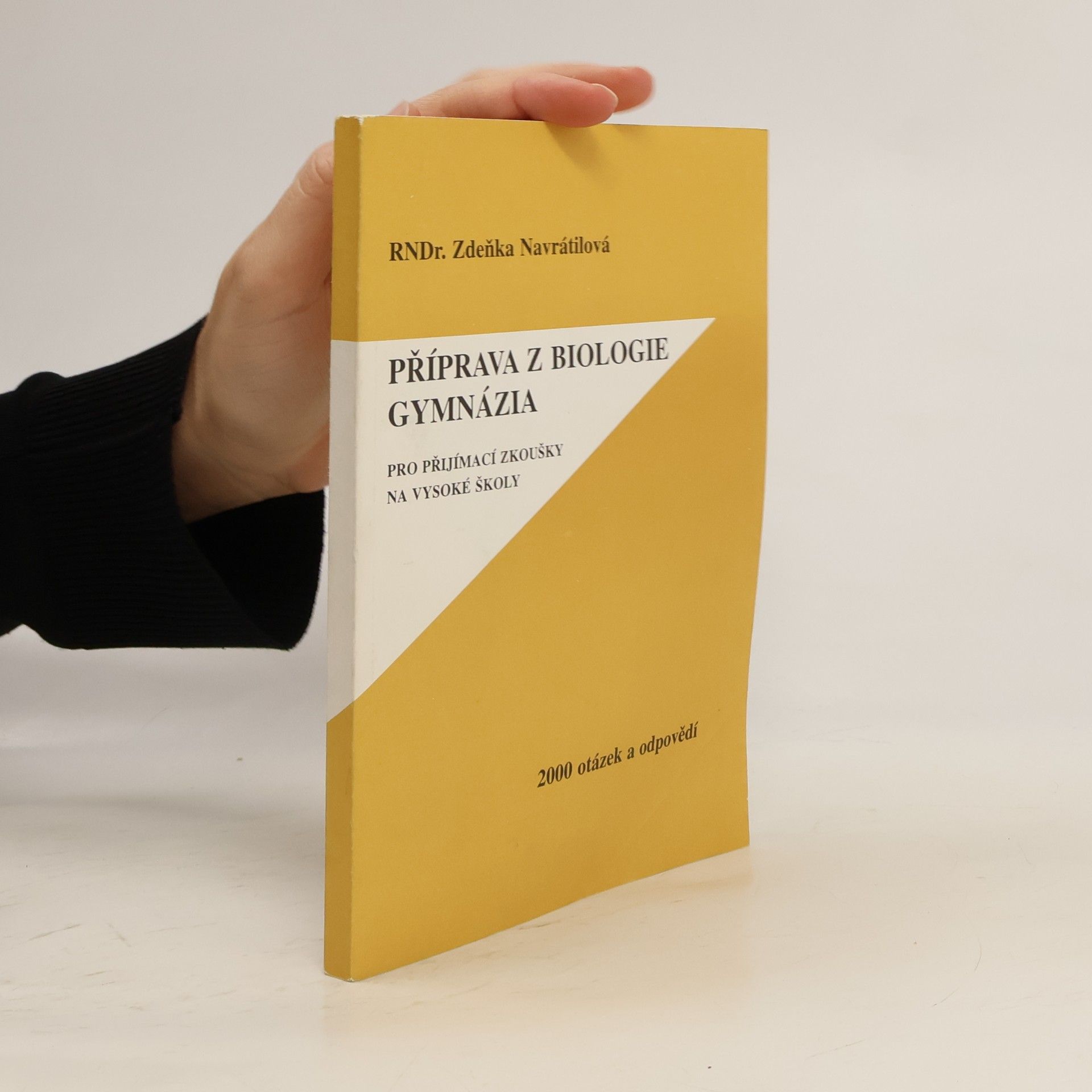 Příprava z biologie gymnázia. Pro přijímací zkoušky na vysoké školy