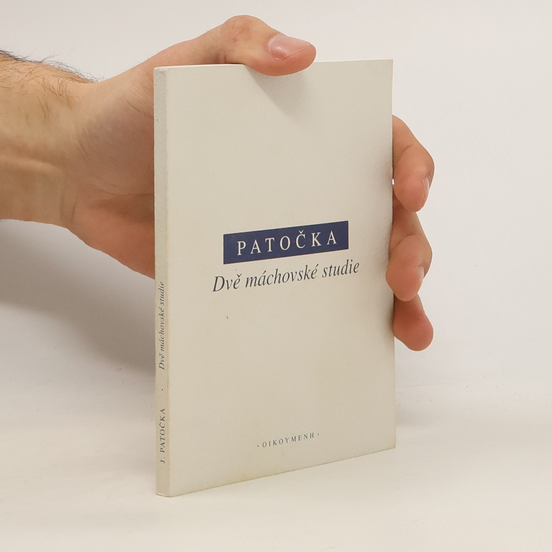 Jan Patočka Dvě máchovské studie