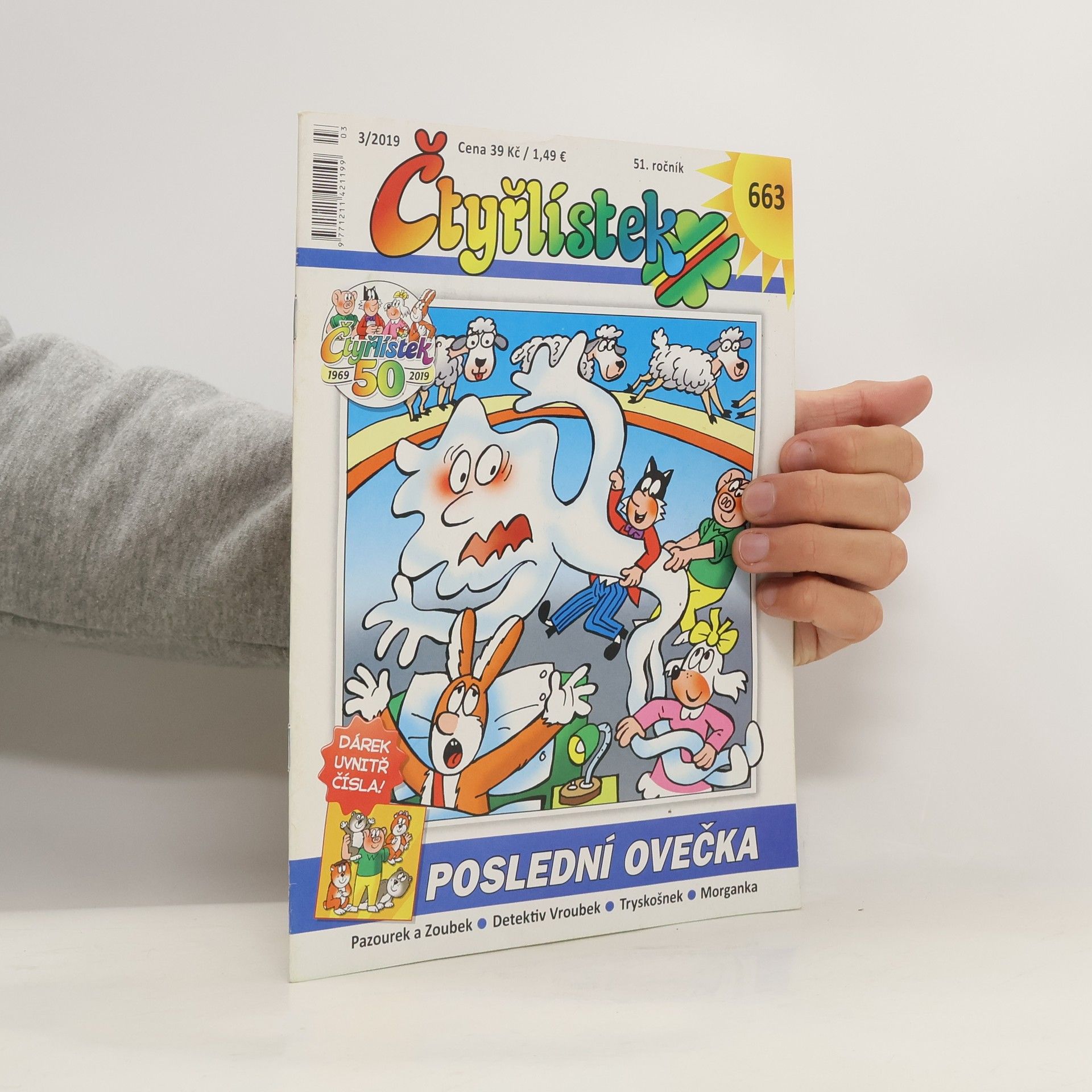 Autores varios Čtyřlístek 3/2019 č. 663. Poslední ovečka
