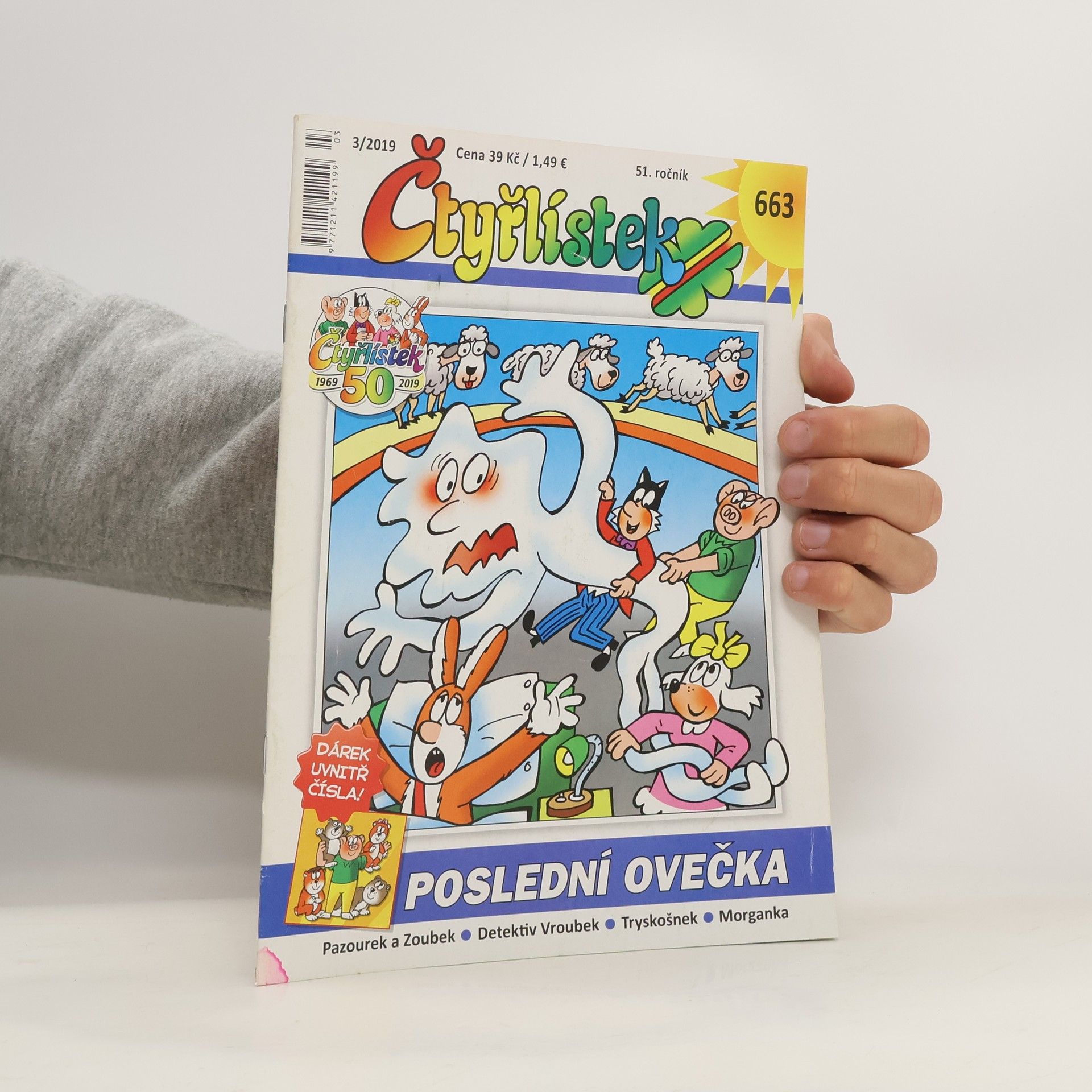 Kolektiv autorů Čtyřlístek 3/2019 č. 663. Poslední ovečka