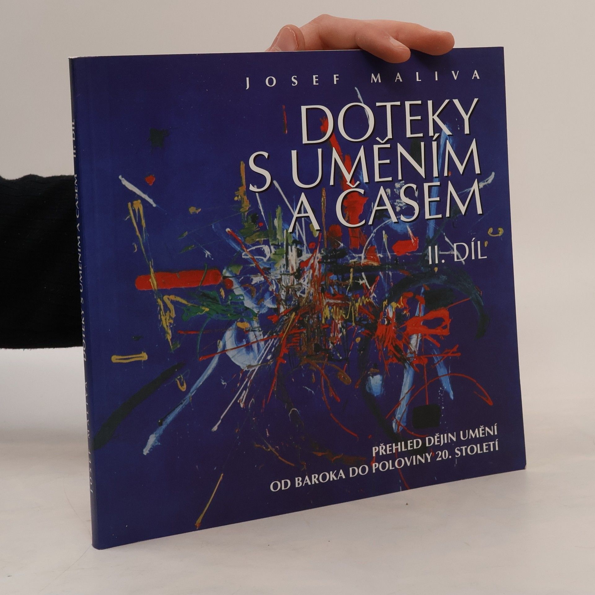 Josef Maliva Doteky s uměním a časem. II. díl, Přehled dějin umění od baroka do poloviny 20. století