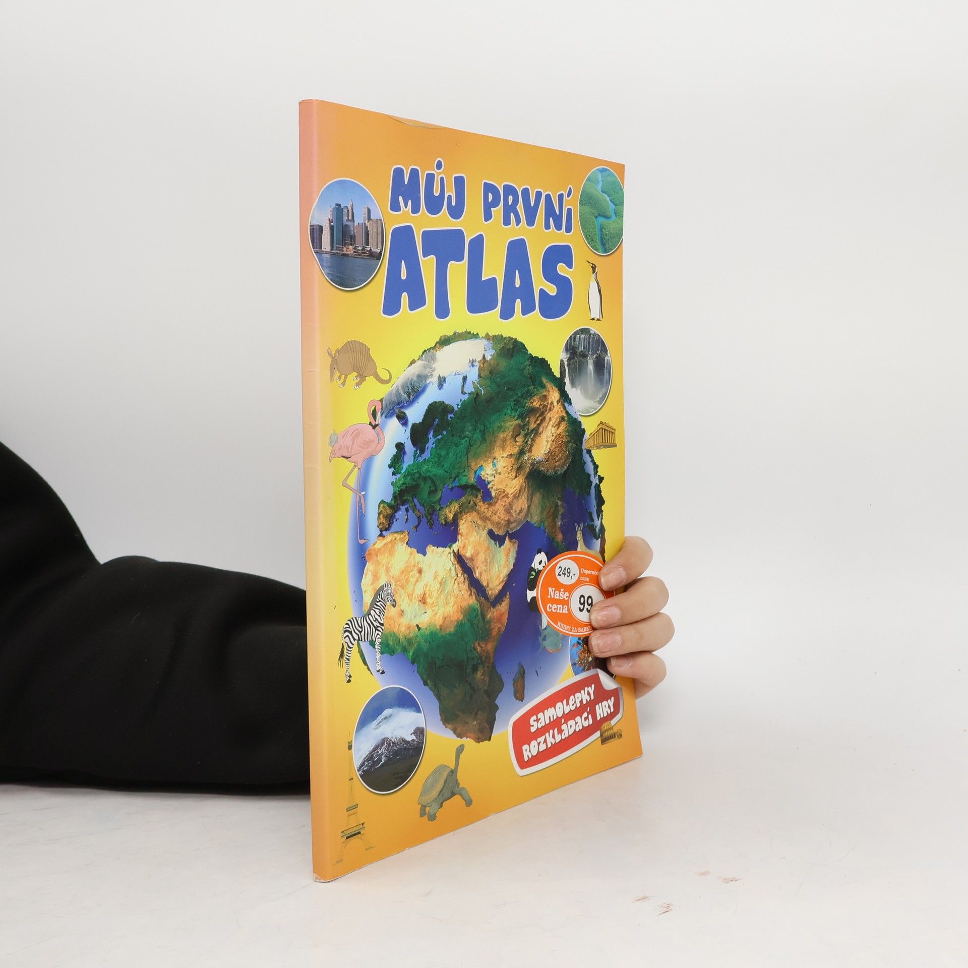 Jaroslav Synek Můj první atlas: Samolepky, rozkládací hry