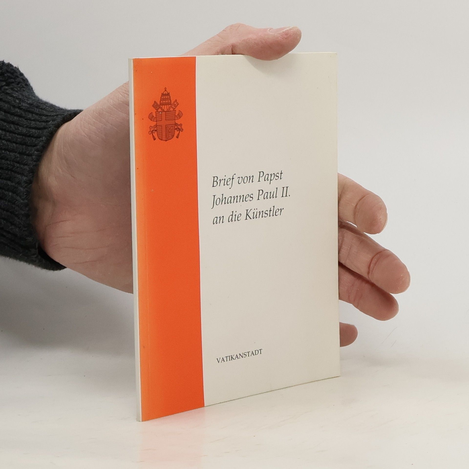 Papież Jan Paweł II Brief von Papst Johannes Paul II an die Künstler