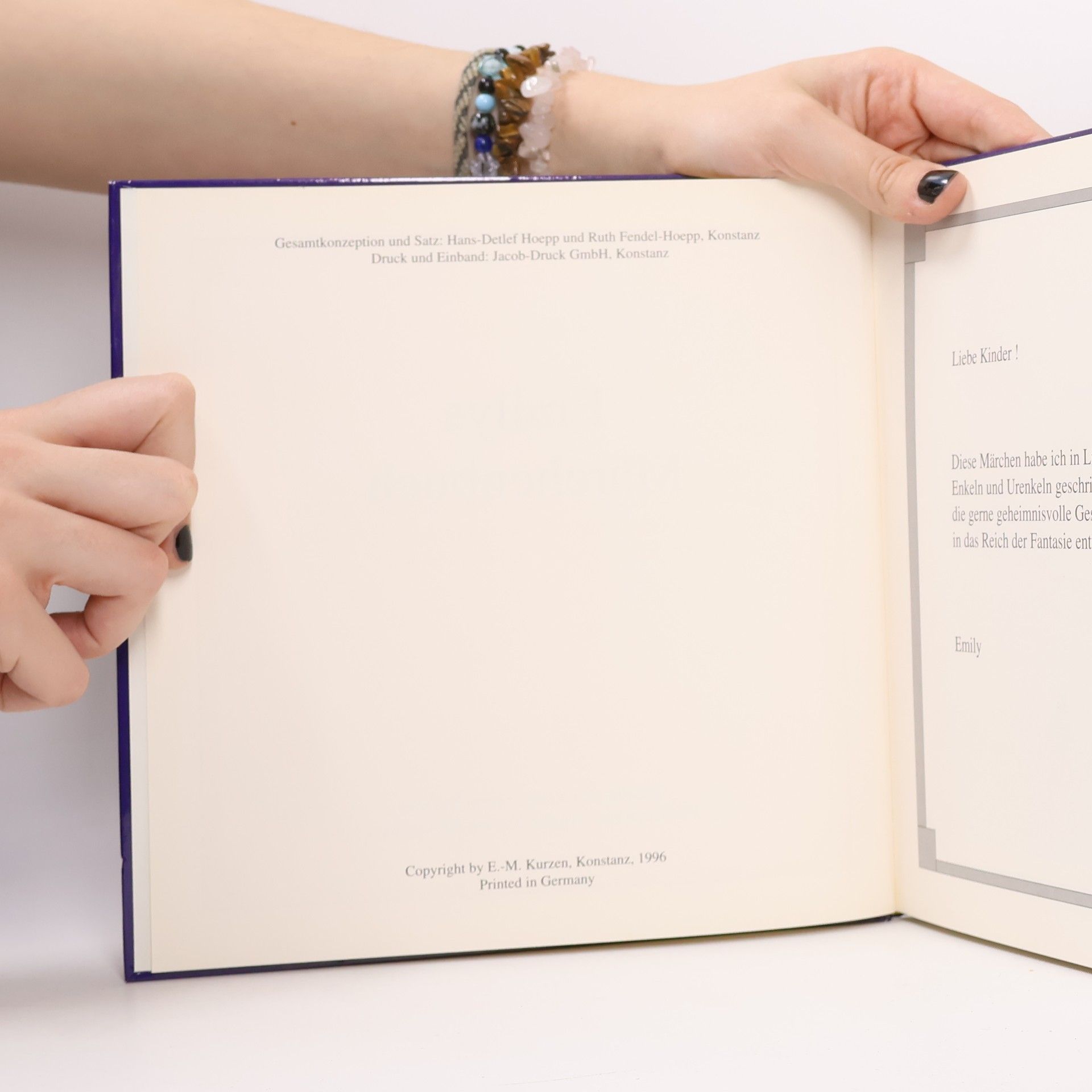 Emily Maria Kurzen Emilys Märchenbuch