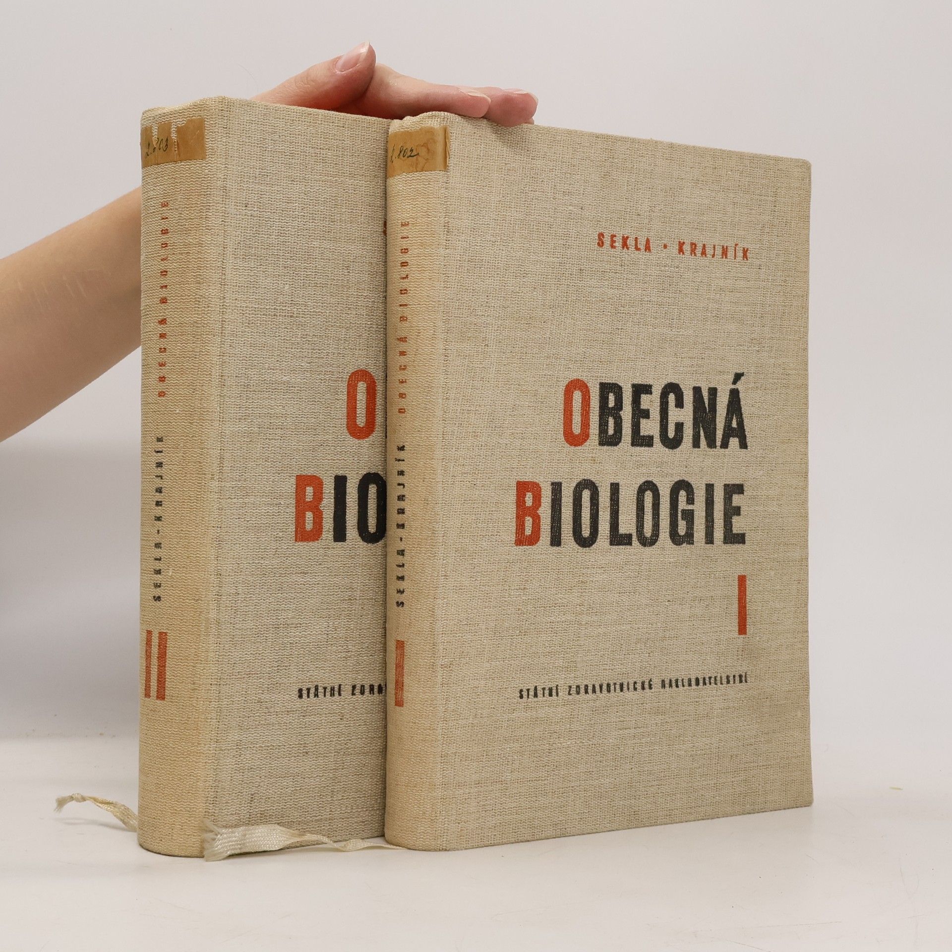 Sekla Bohumil Obecná biologie. Díl I. a II.