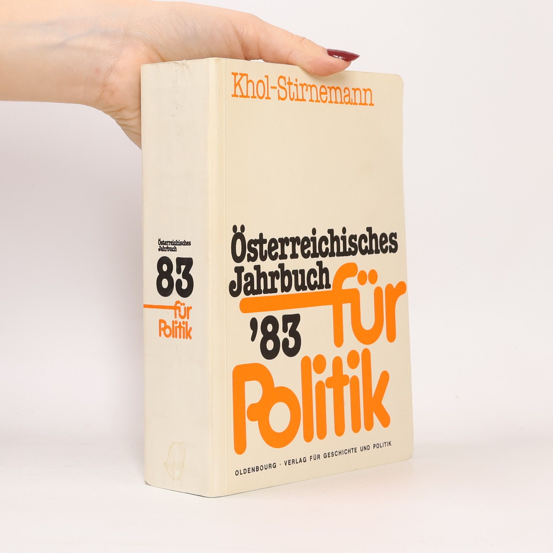 Andreas Khol Österreichisches Jahrbuch '83 für Politik