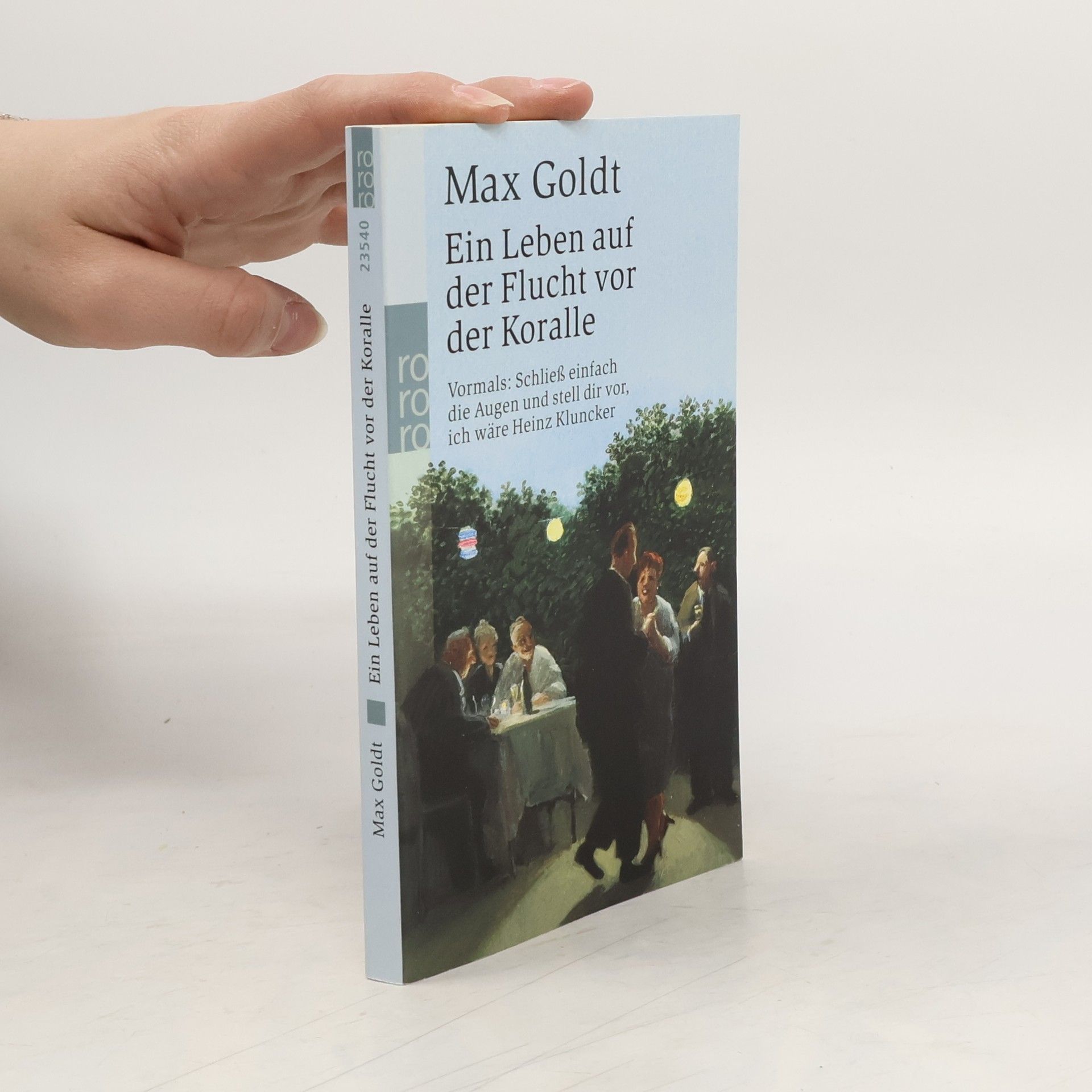 Max Goldt Ein Leben auf der Flucht vor der Koralle