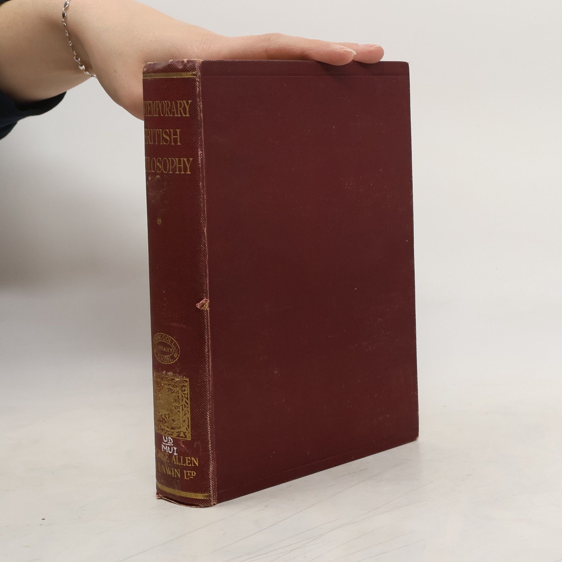 J. H. Muirhead Contemporary British Philosophy: Personal Statements