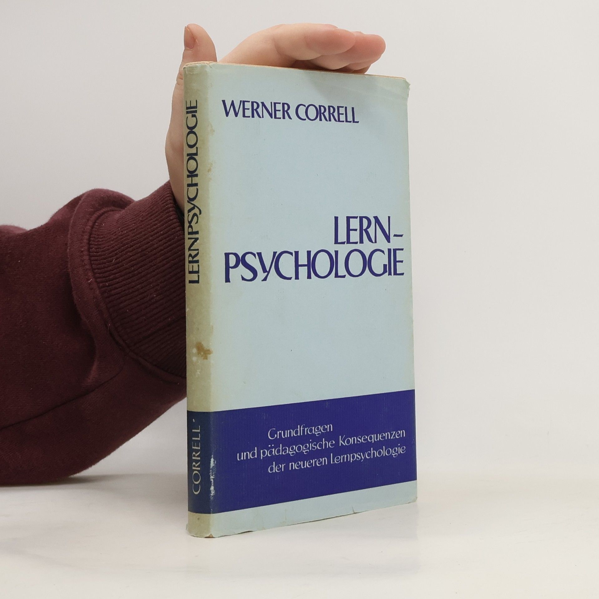 Werner Correll Lernpsychologie