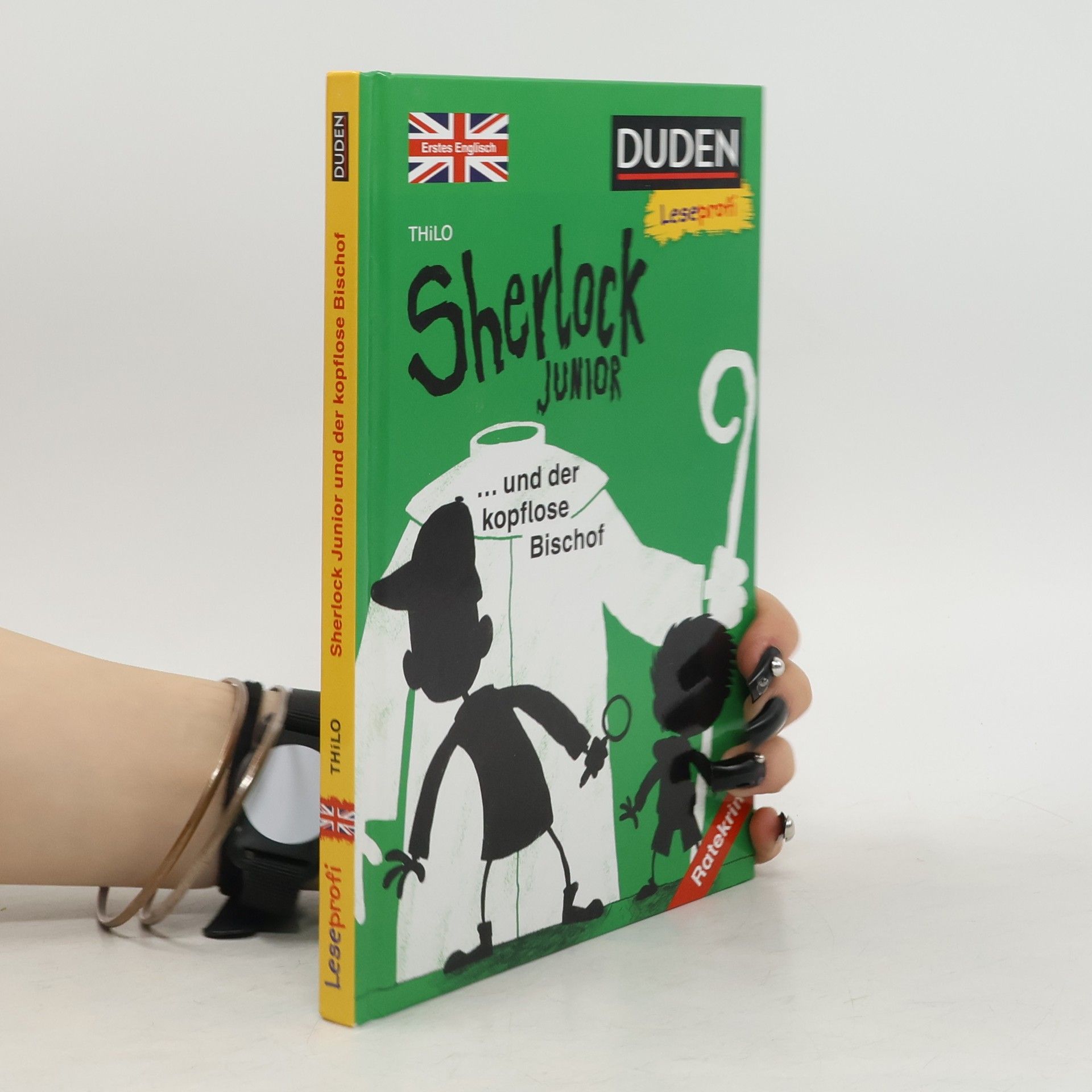 Sherlock Junior und der kopflose Bischof, Erstes Englisch