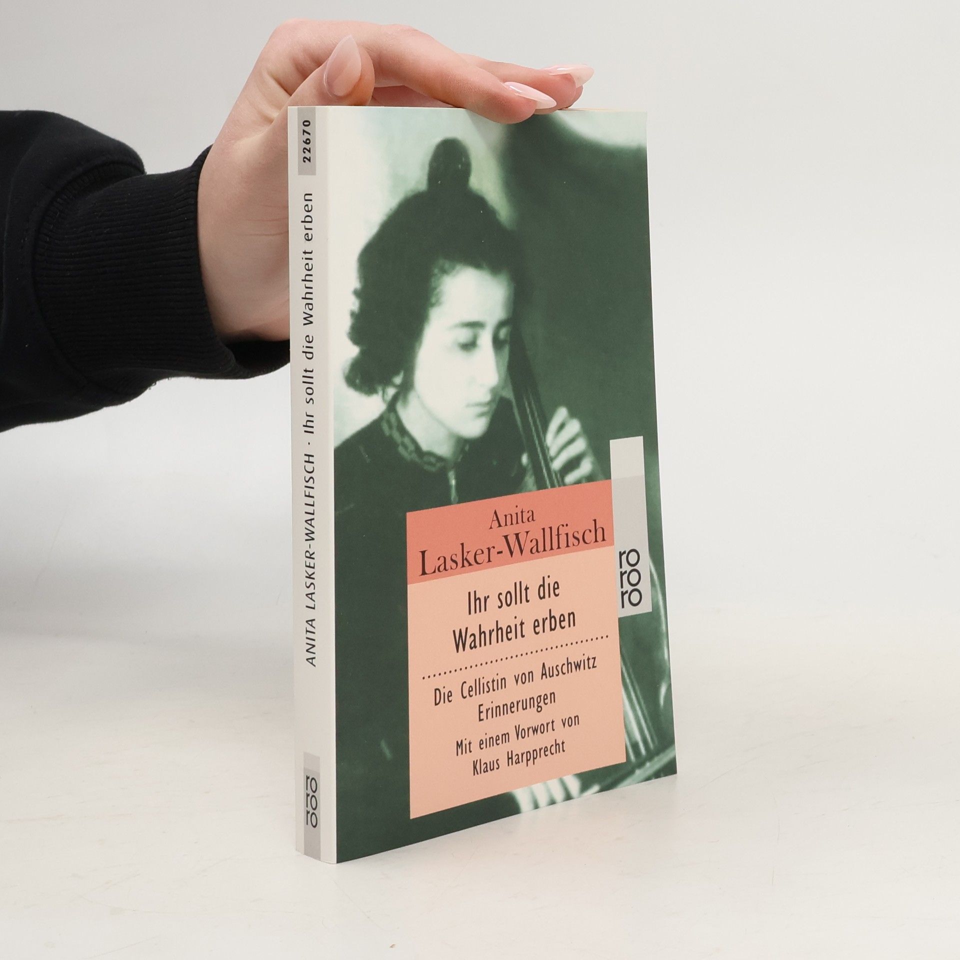 Anita Lasker Wallfisch Ihr sollt die Wahrheit erben