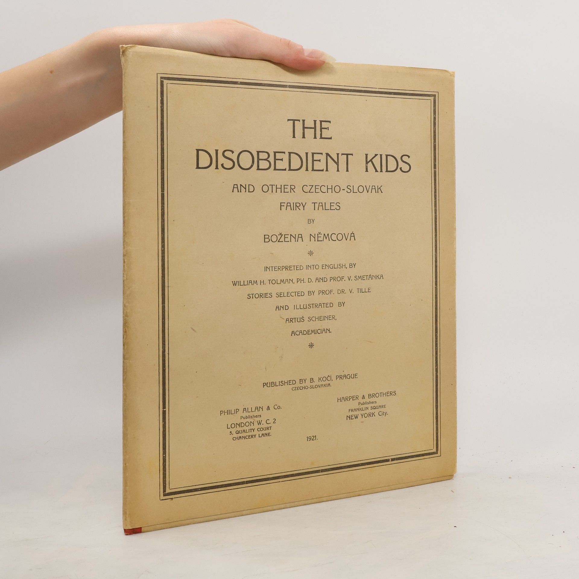 Božena Němcová The Disobedient Kids