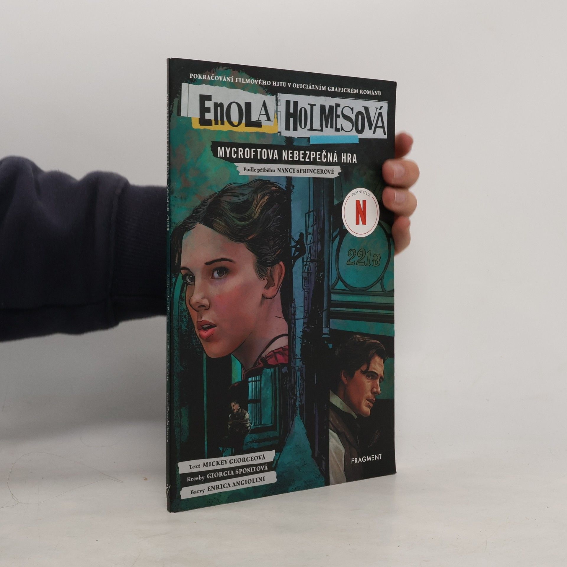 Kolektív autorov Enola Holmesová. Mycroftova nebezpečná hra