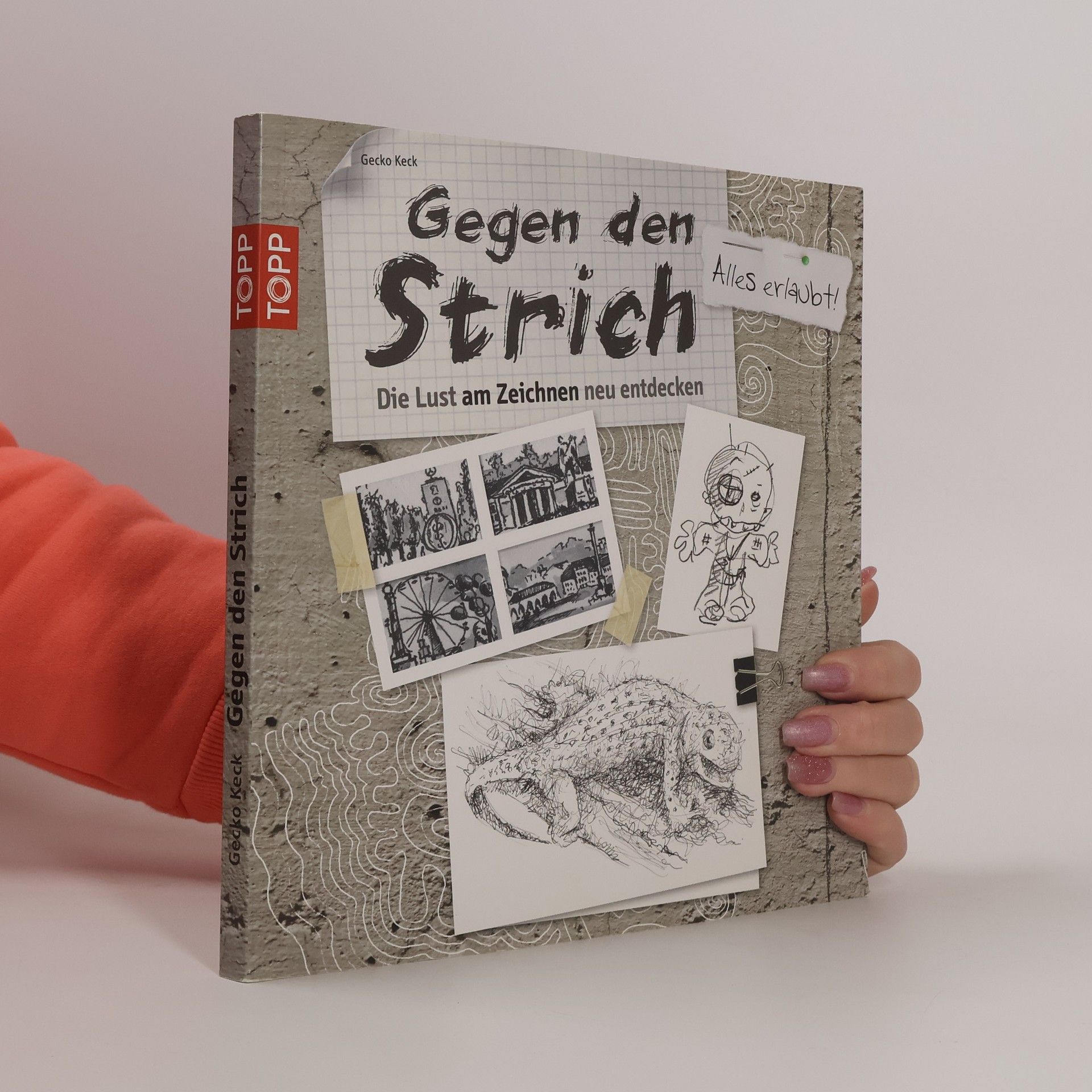 Gecko Keck Gegen den Strich