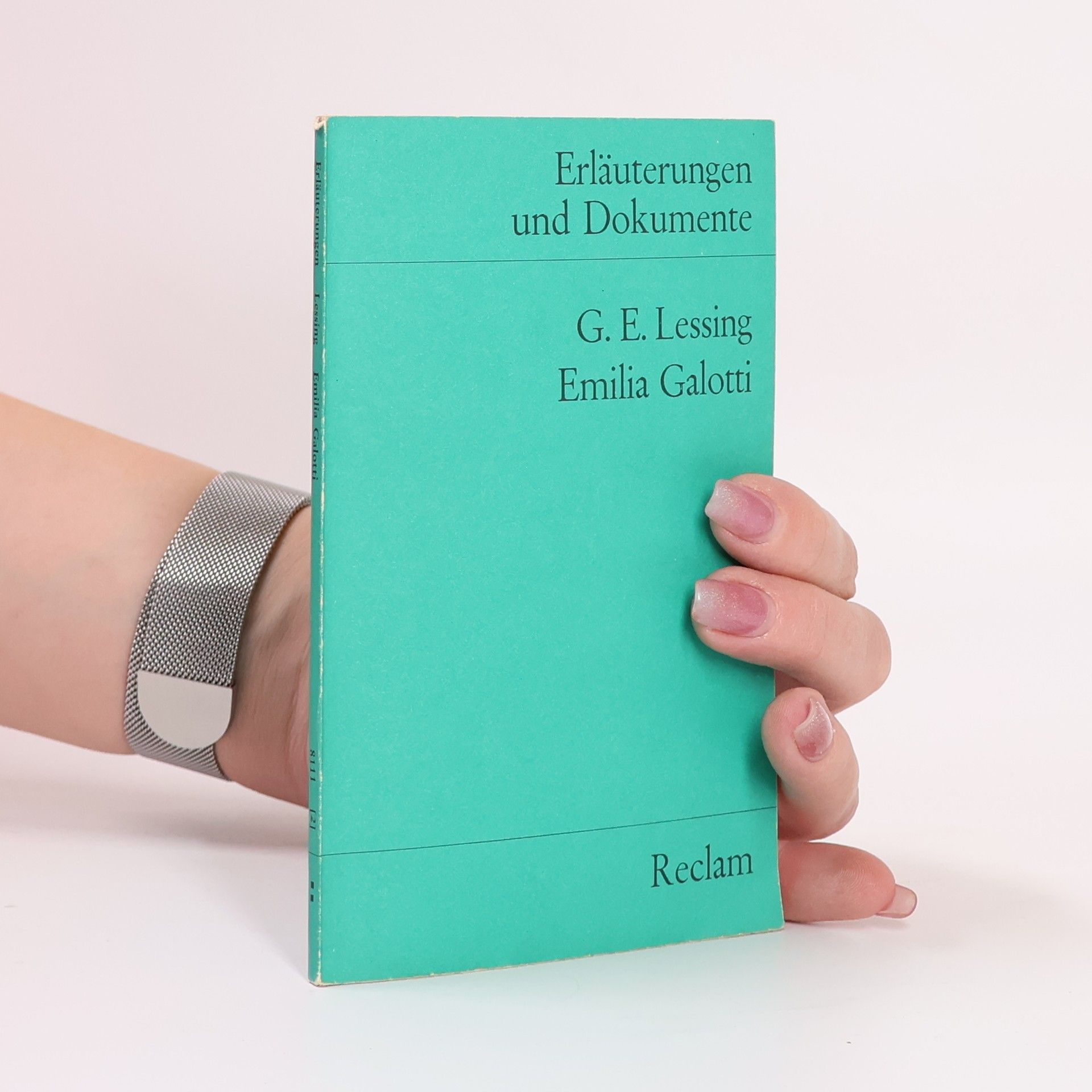 Gotthold Ephraim Lessing Gotthold Ephraim Lessing, Emilia Galotti