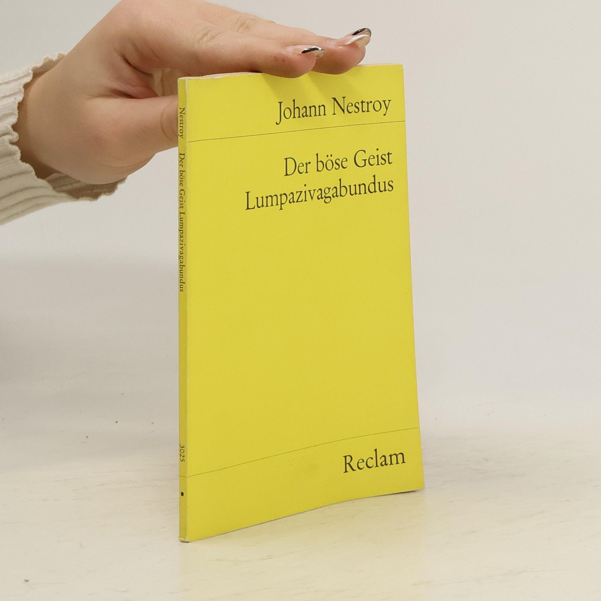 Johann Nestroy Der Böse Geist Lumpazivagabundus