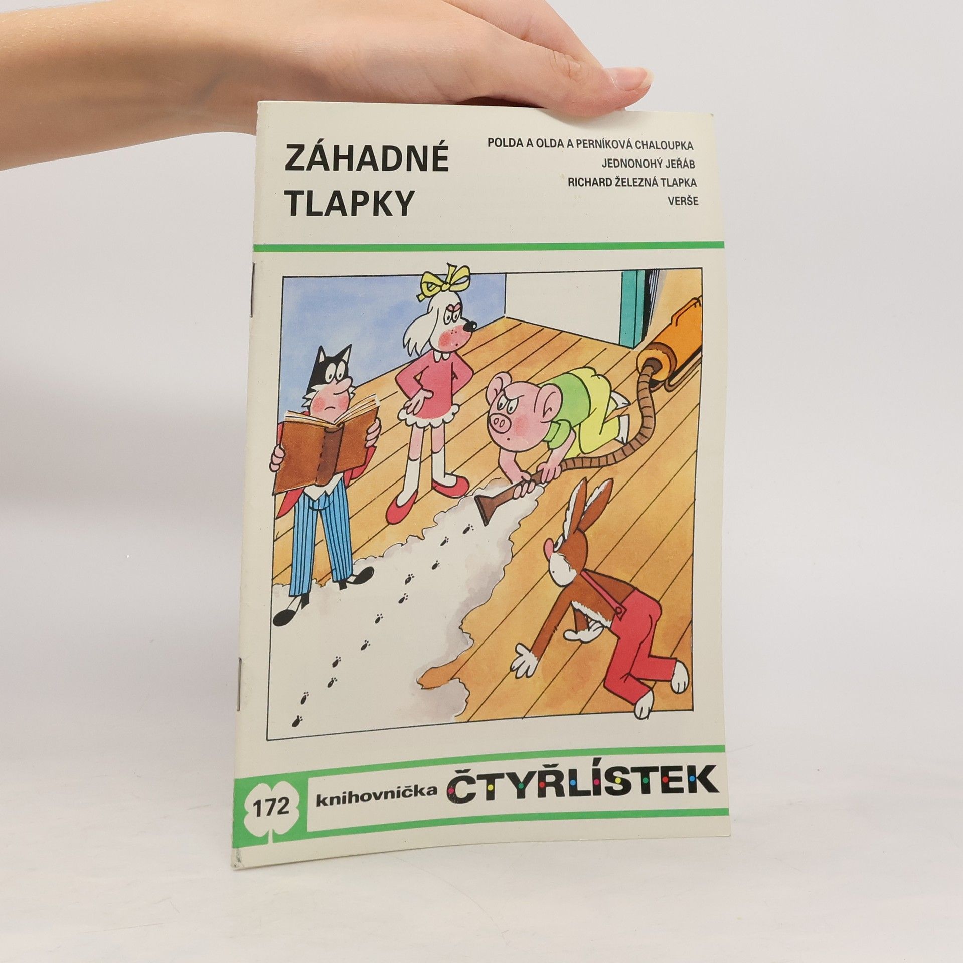 Jaroslav Němeček Čtyřlístek 172. Záhadné tlapky