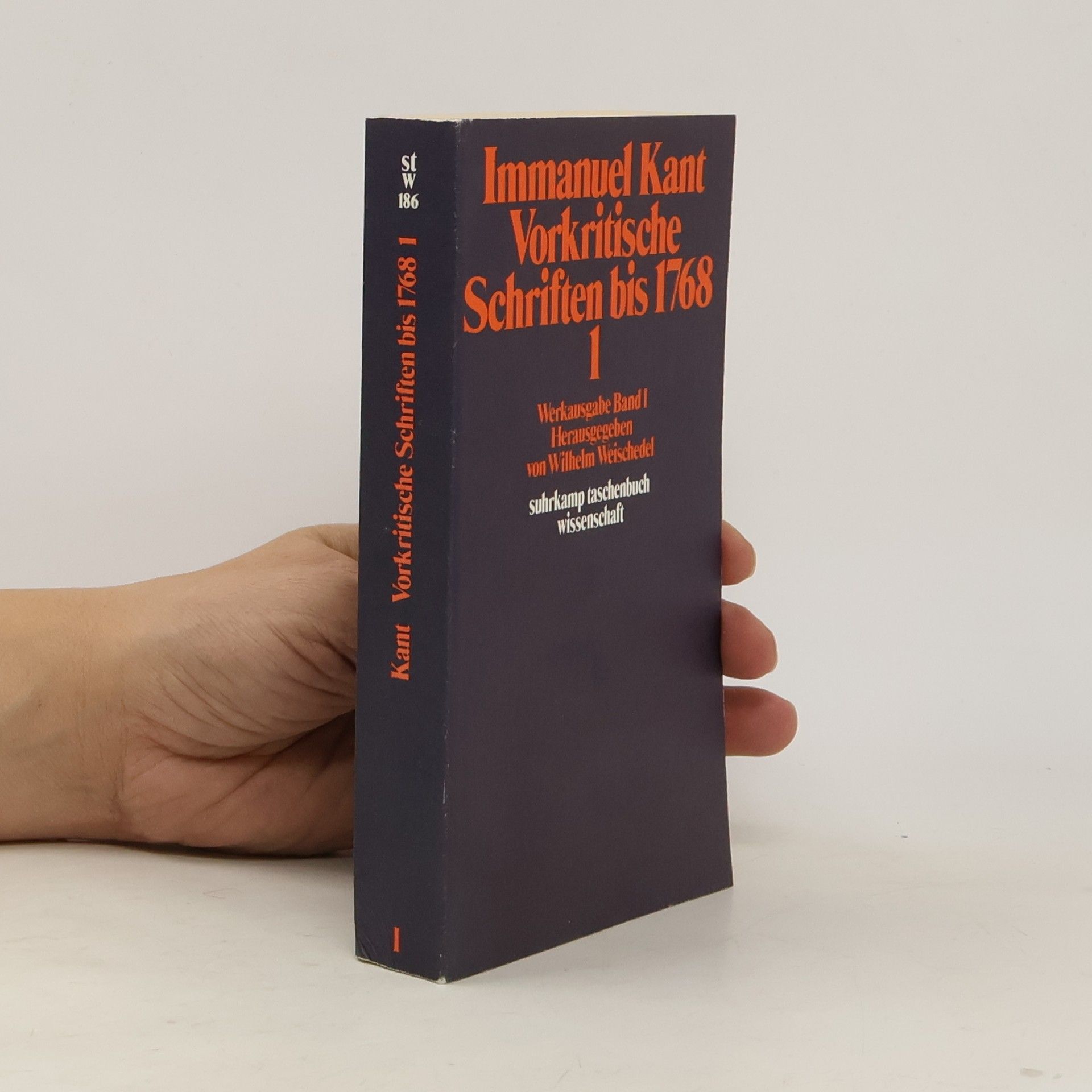 Immanuel Kant Vorkritische Schriften bis 1768. Tl.1