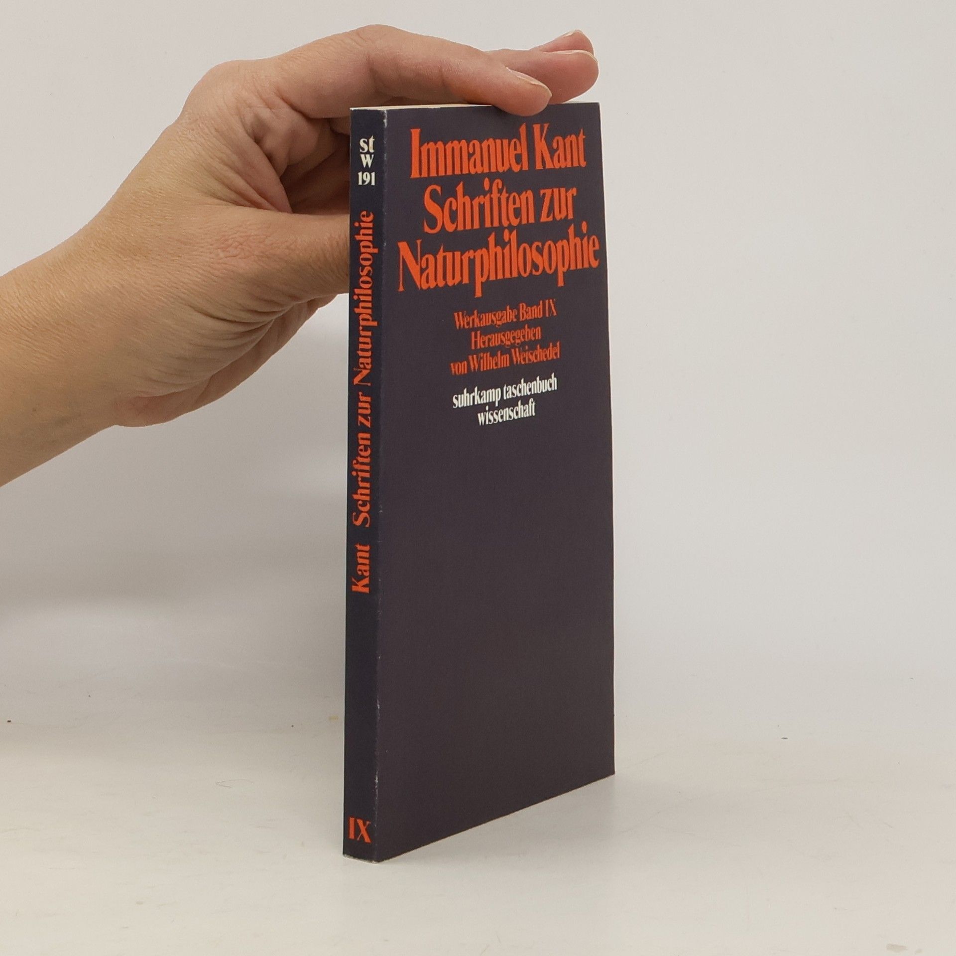 Immanuel Kant Schriften zur Naturphilosophie