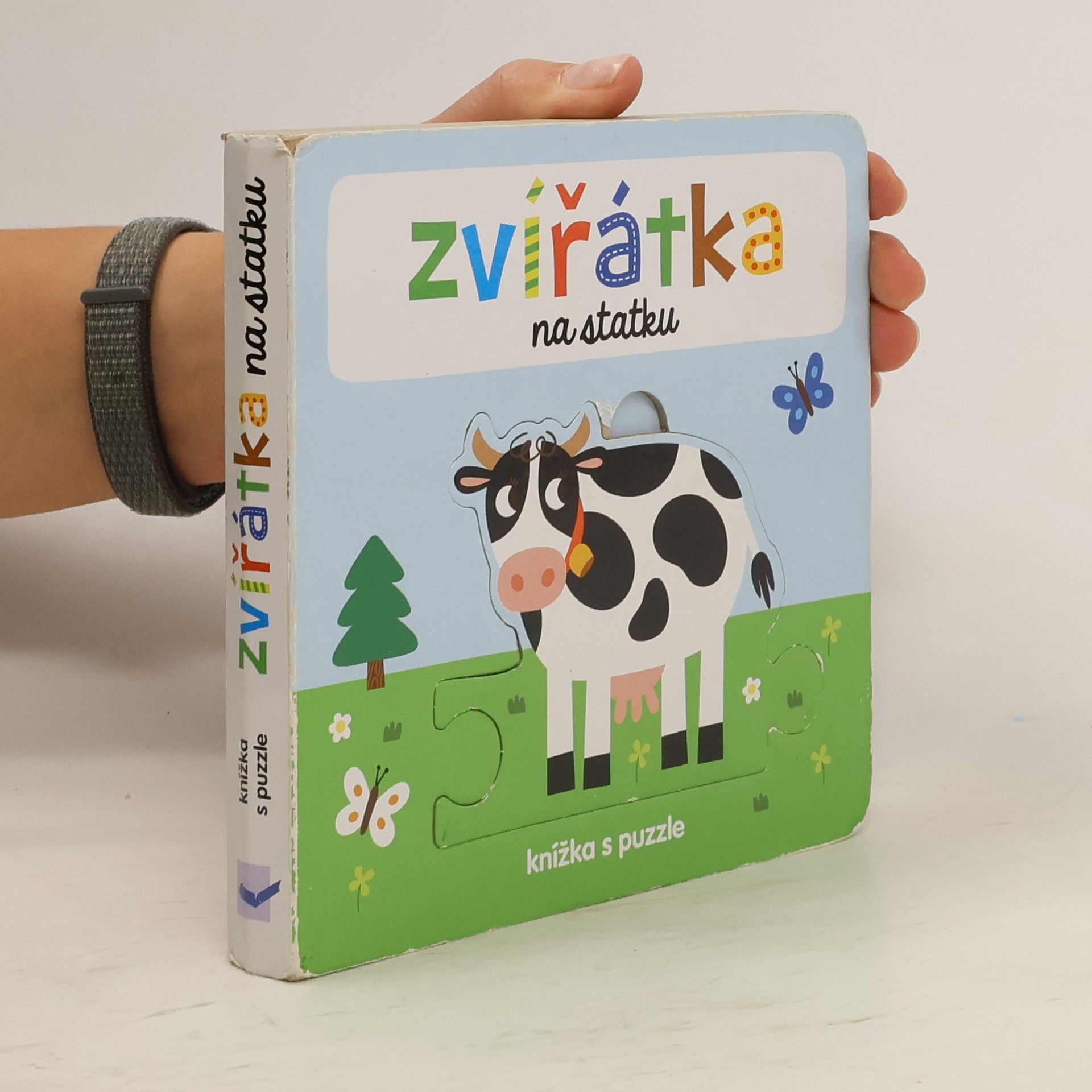 Josef Vyskočil Zvířátka na statku, kniha s puzzle