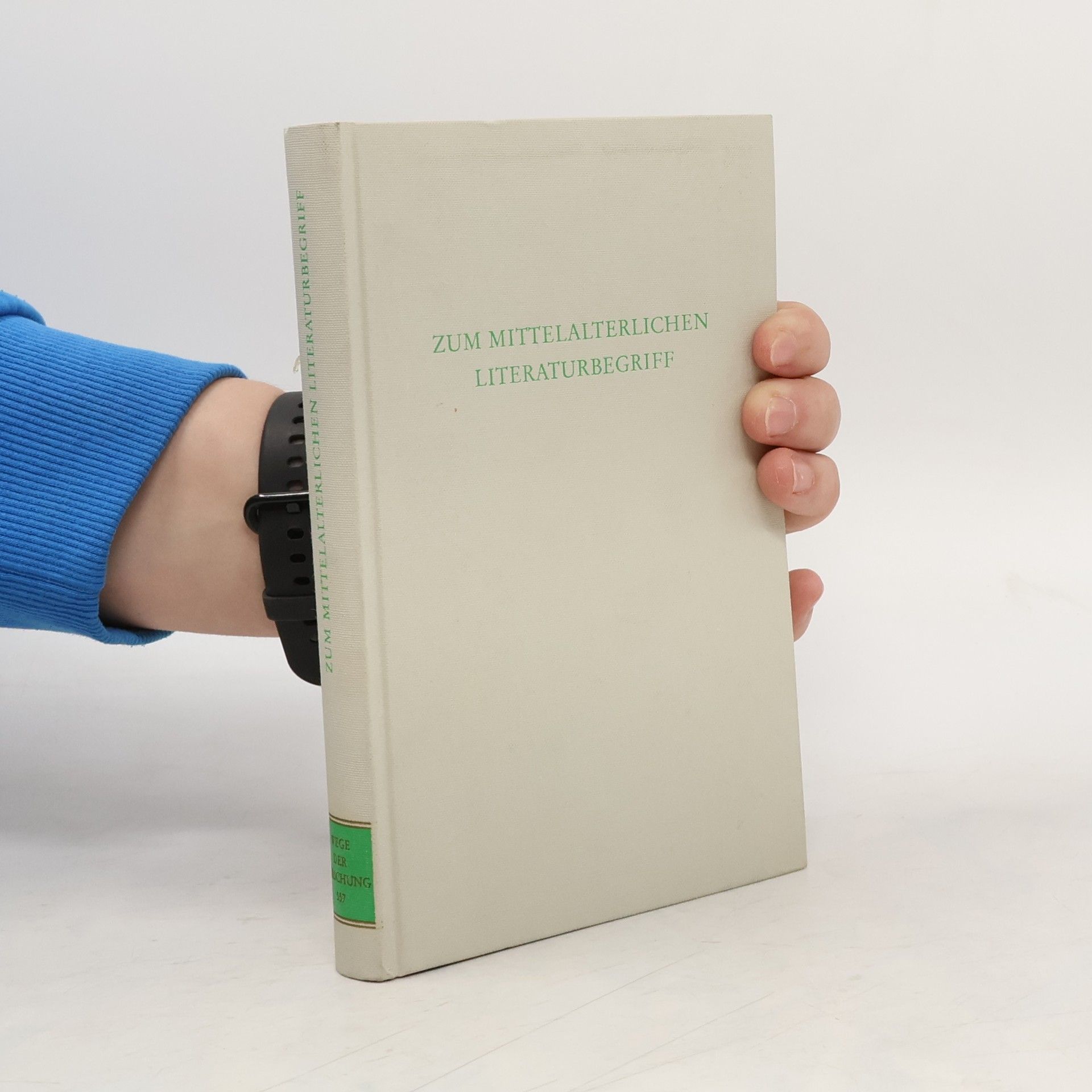 Kolektiv autorů Zum mittelalterlichen Literaturbegriff