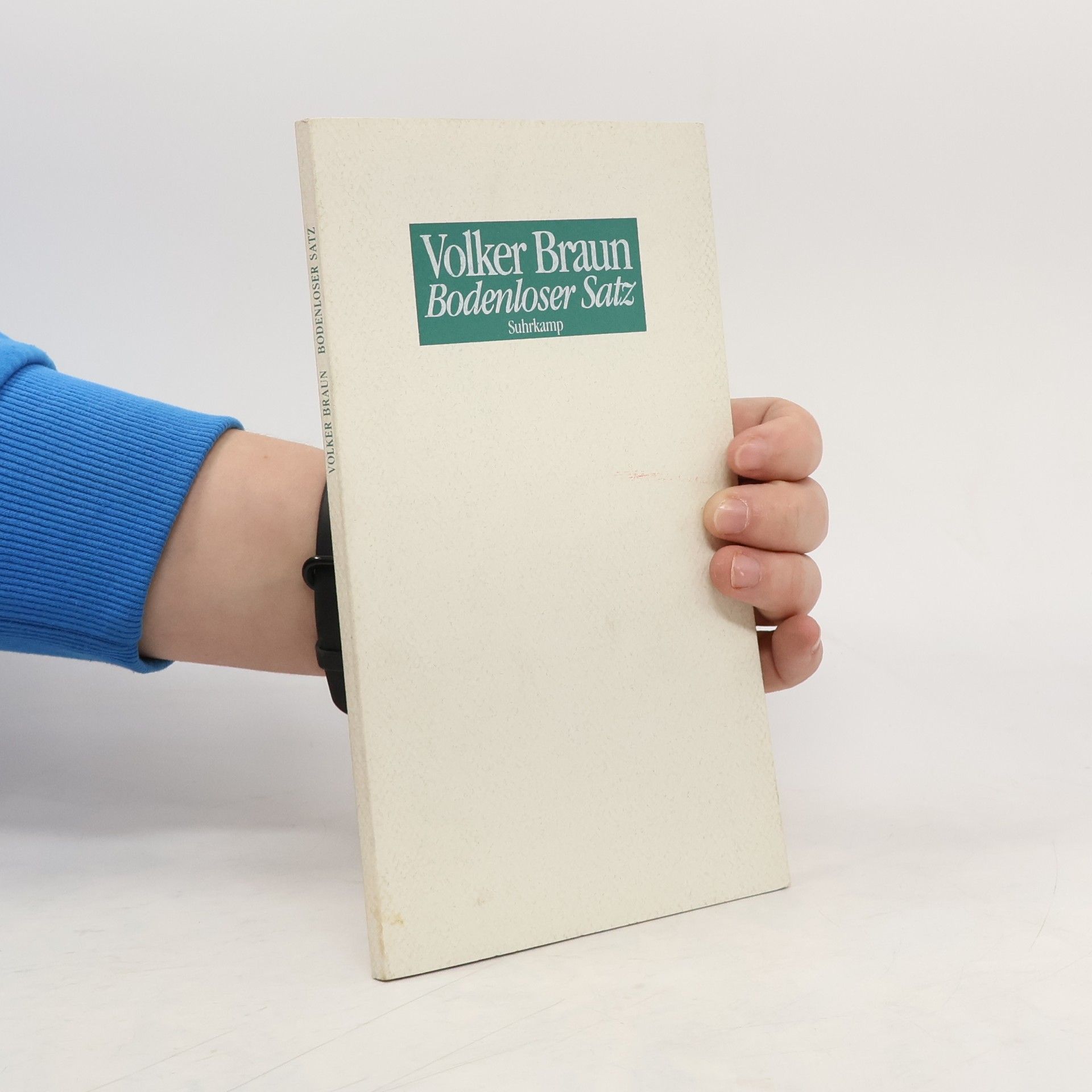 Volker Braun Bodenloser Satz