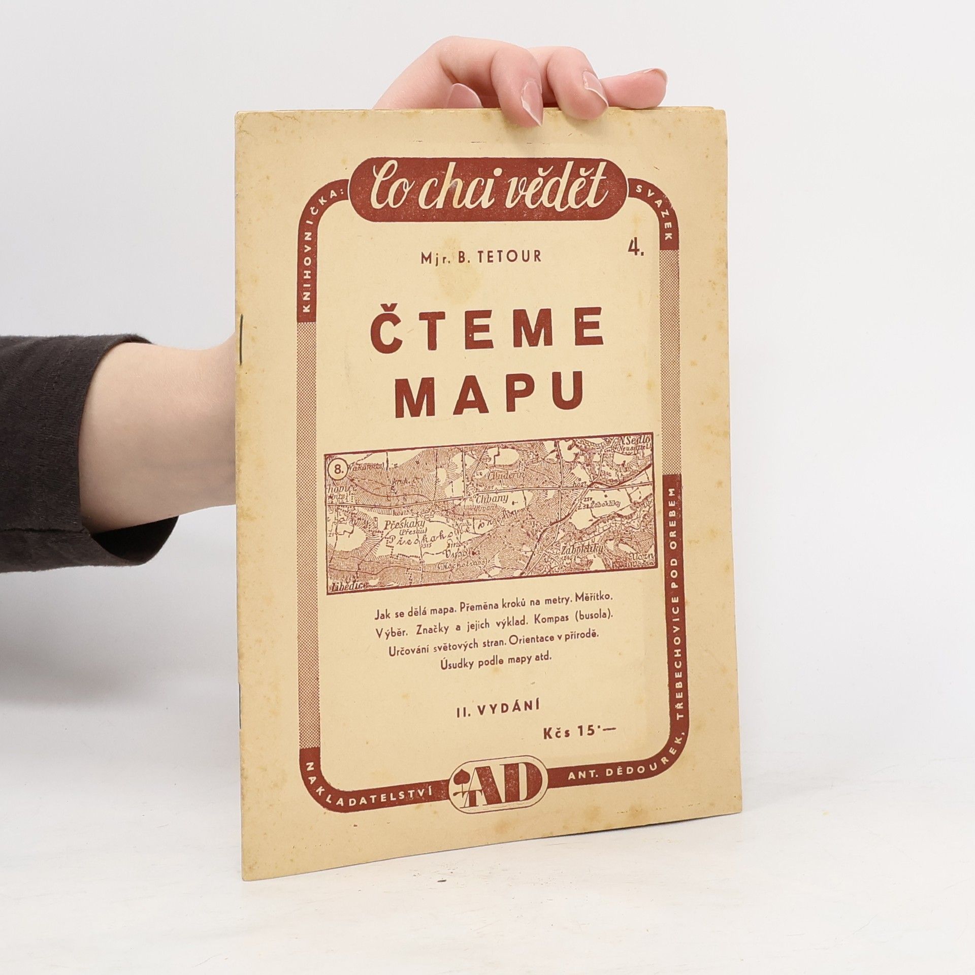 Mjr. B. Tetour Čteme mapu 4.