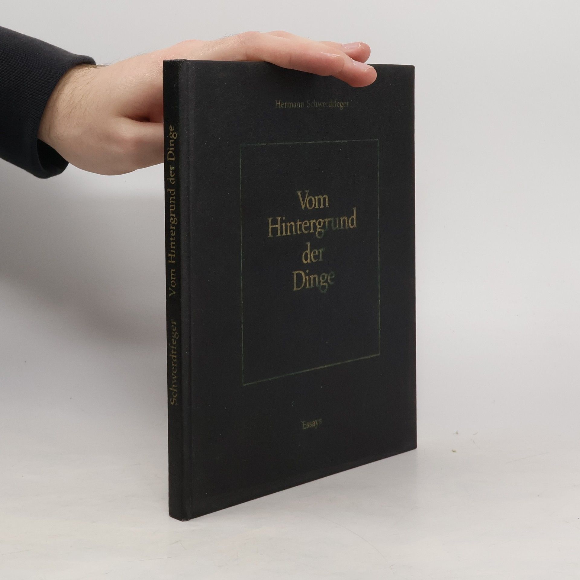 Hermann Schwerdtseger Vom Hintergrund der Dinge