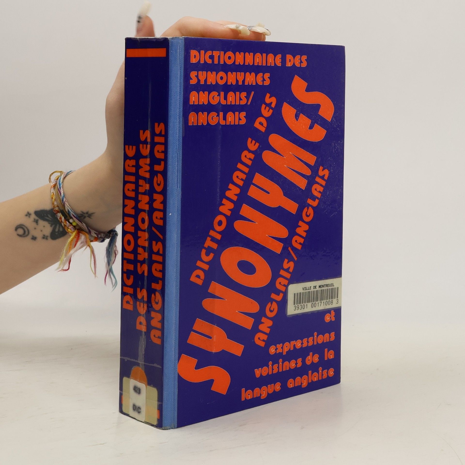 Collectif d'auteurs Dictionnaire des synonymes anglais/anglais et expressions voisines de la langue anglaise